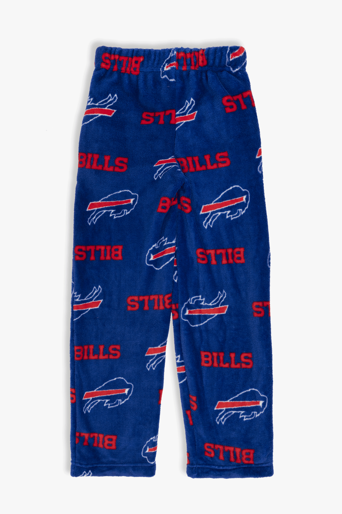 Buffalo Bills Youth Fleece Pajama Pants, NFL Kids Lounge Pants with Pockets, Children's S-XL