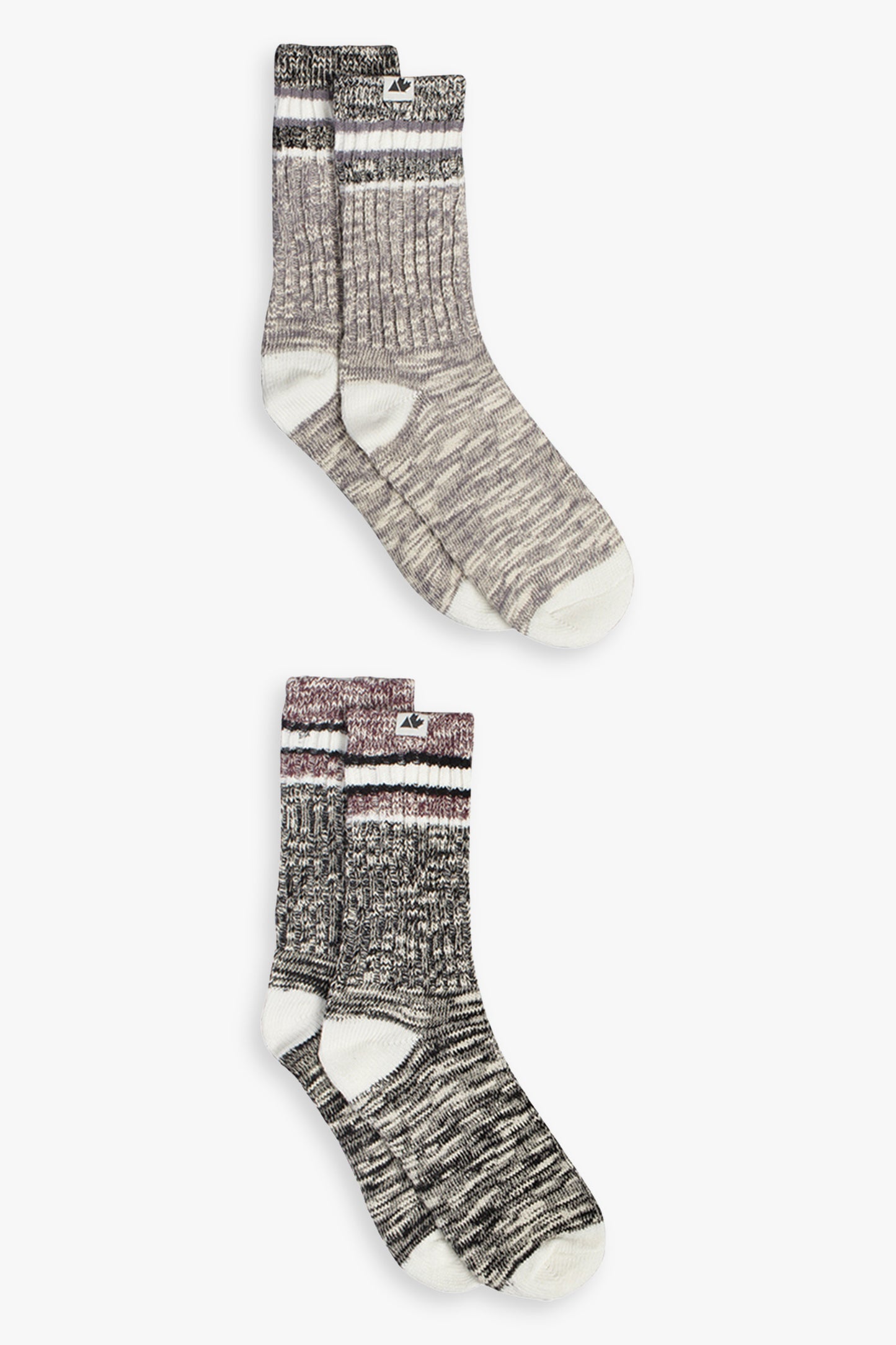 Great Northern 2-Pack Men's Slub Crew Socks