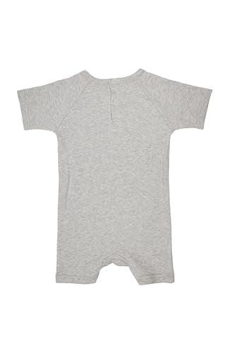 100% Organic French Terry Cotton Baby 2-Pack Short-Sleeve Romper