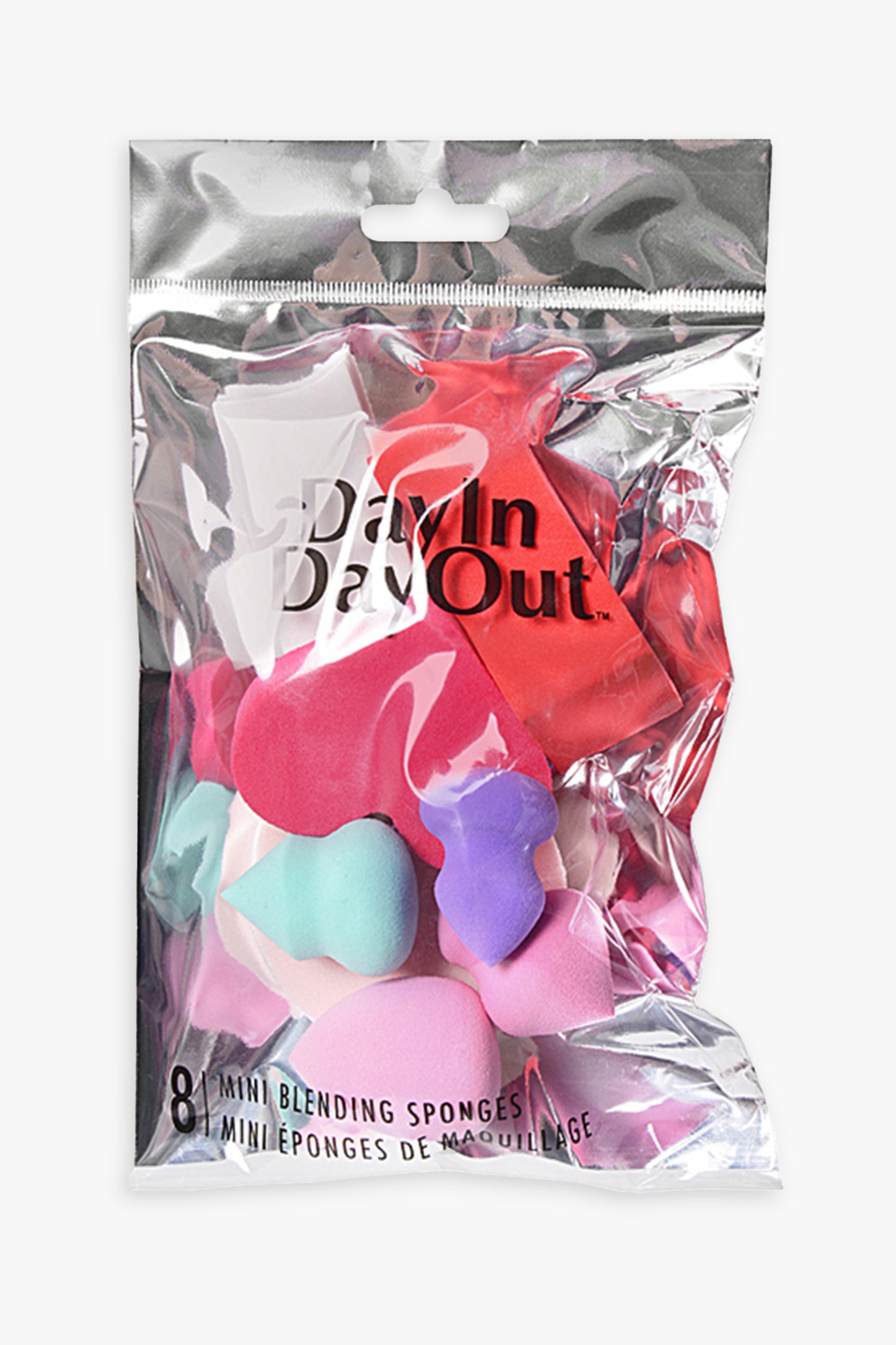 Day In Day Out Mini Makeup Blending Sponges | Multipack of 8 Beauty Blenders, Variety of Shapes for Different Facial Areas