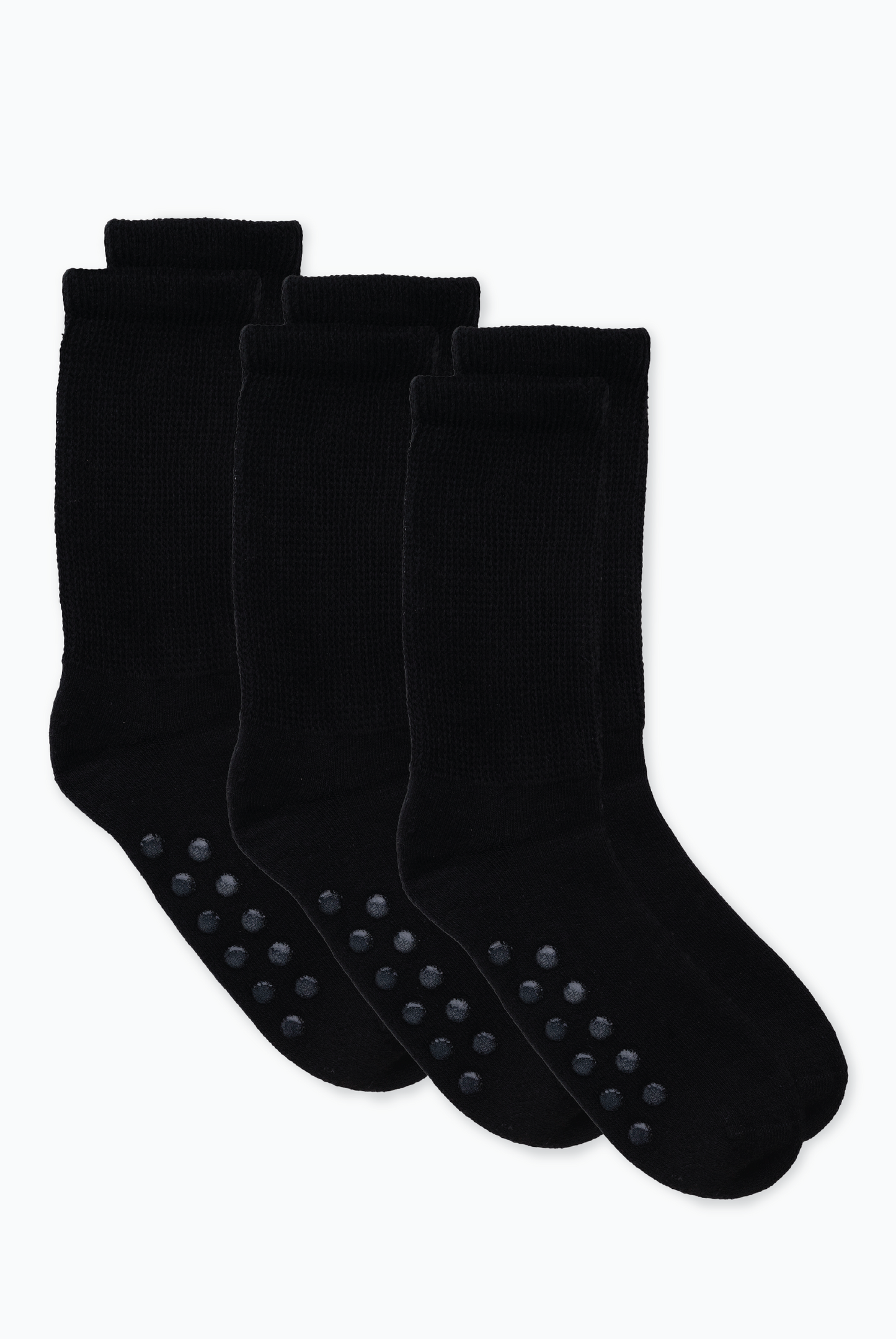 Men's Adaptive Non-Skid & Non-Binding 3-Pack Socks for Easy Dressing