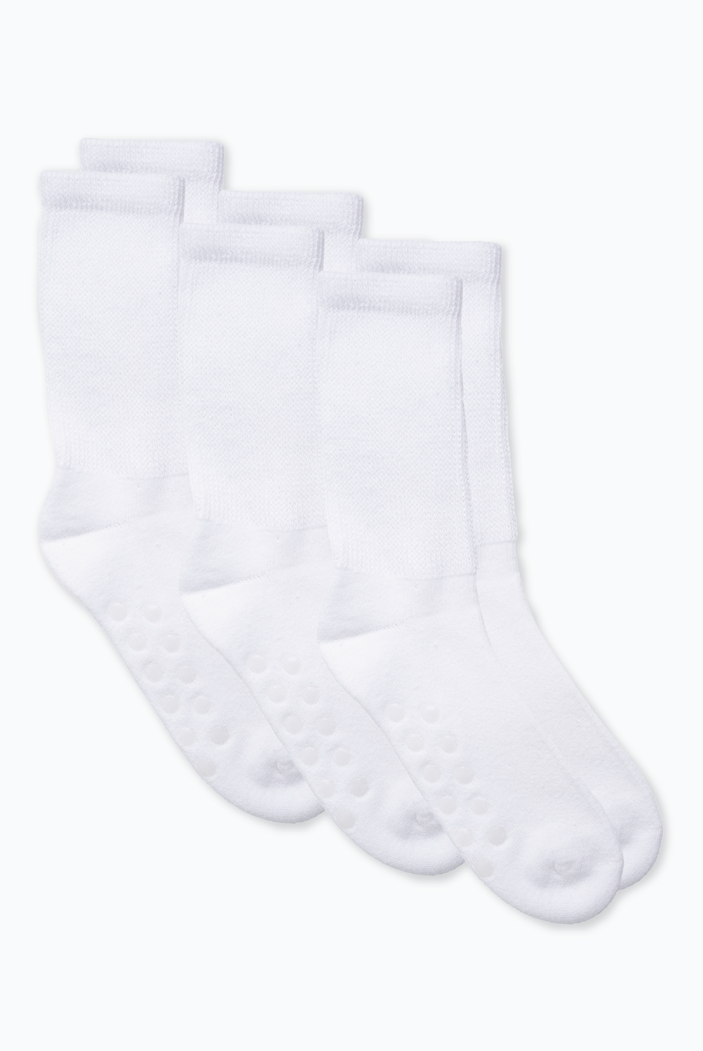 Ladies Adaptive Non-Skid & Non-Binding 3-Pack Socks for Easy Dressing