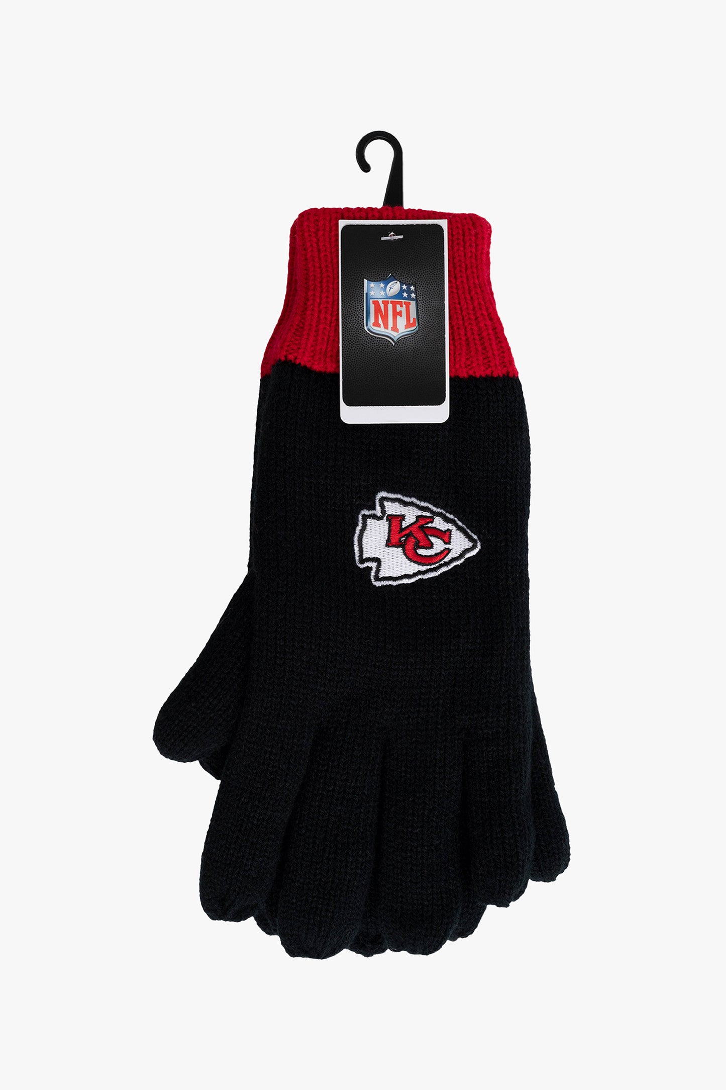 NFL Kansas City Chiefs Men's Lined Winter Cold Weather Gloves
