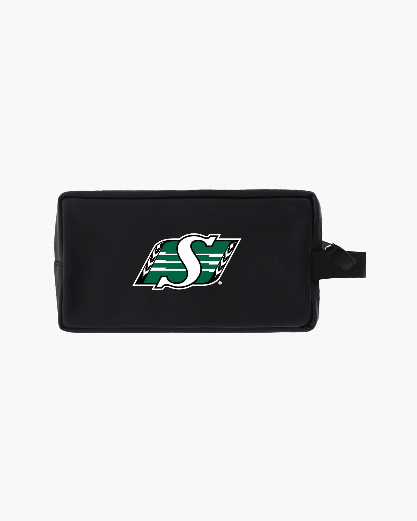 CFL Team Black Faux Leather Toiletry Bag with Handle