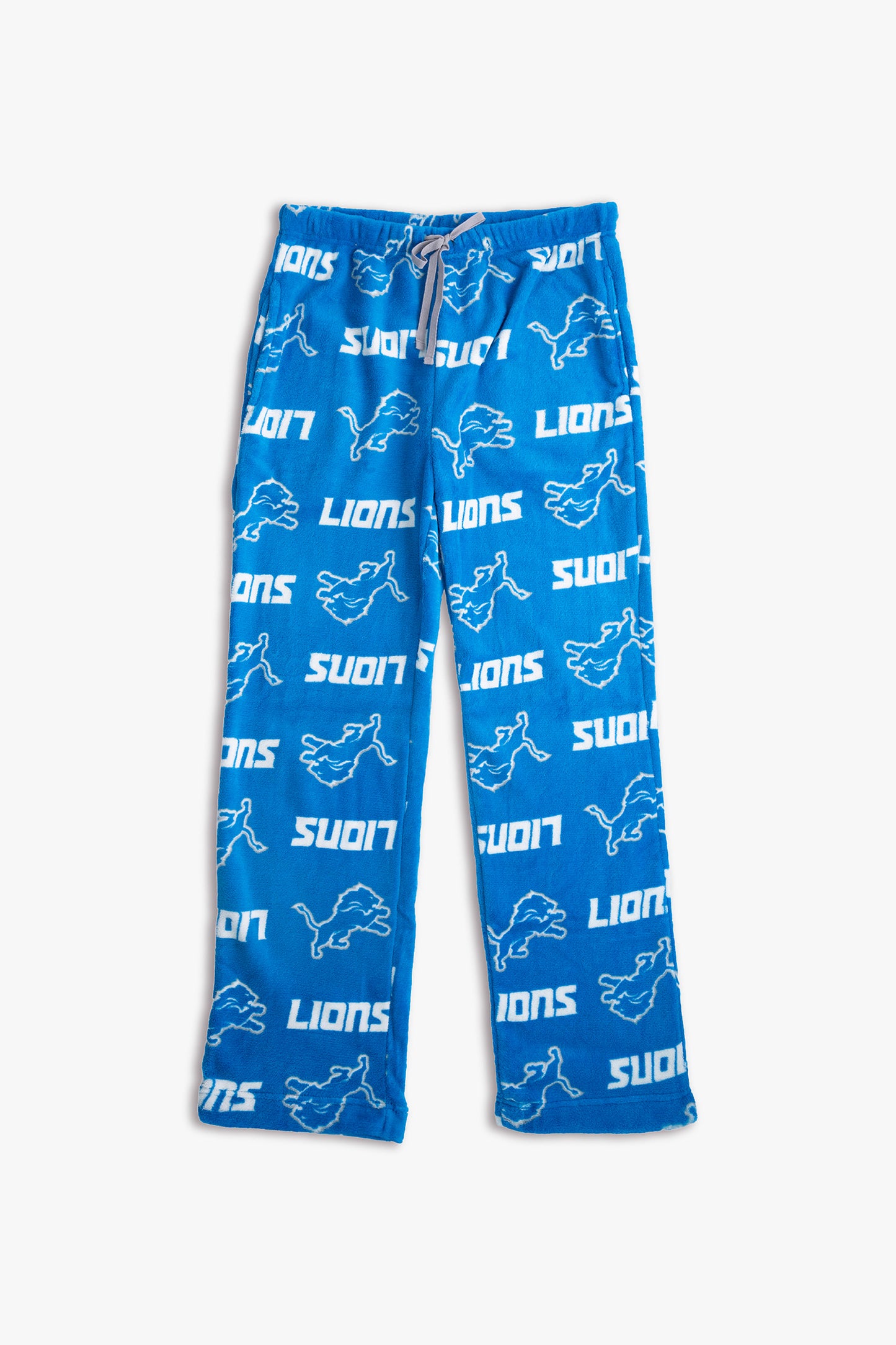 NFL Detroit Lions Men's Softie Coral Fleece Pajama Lounge Pants