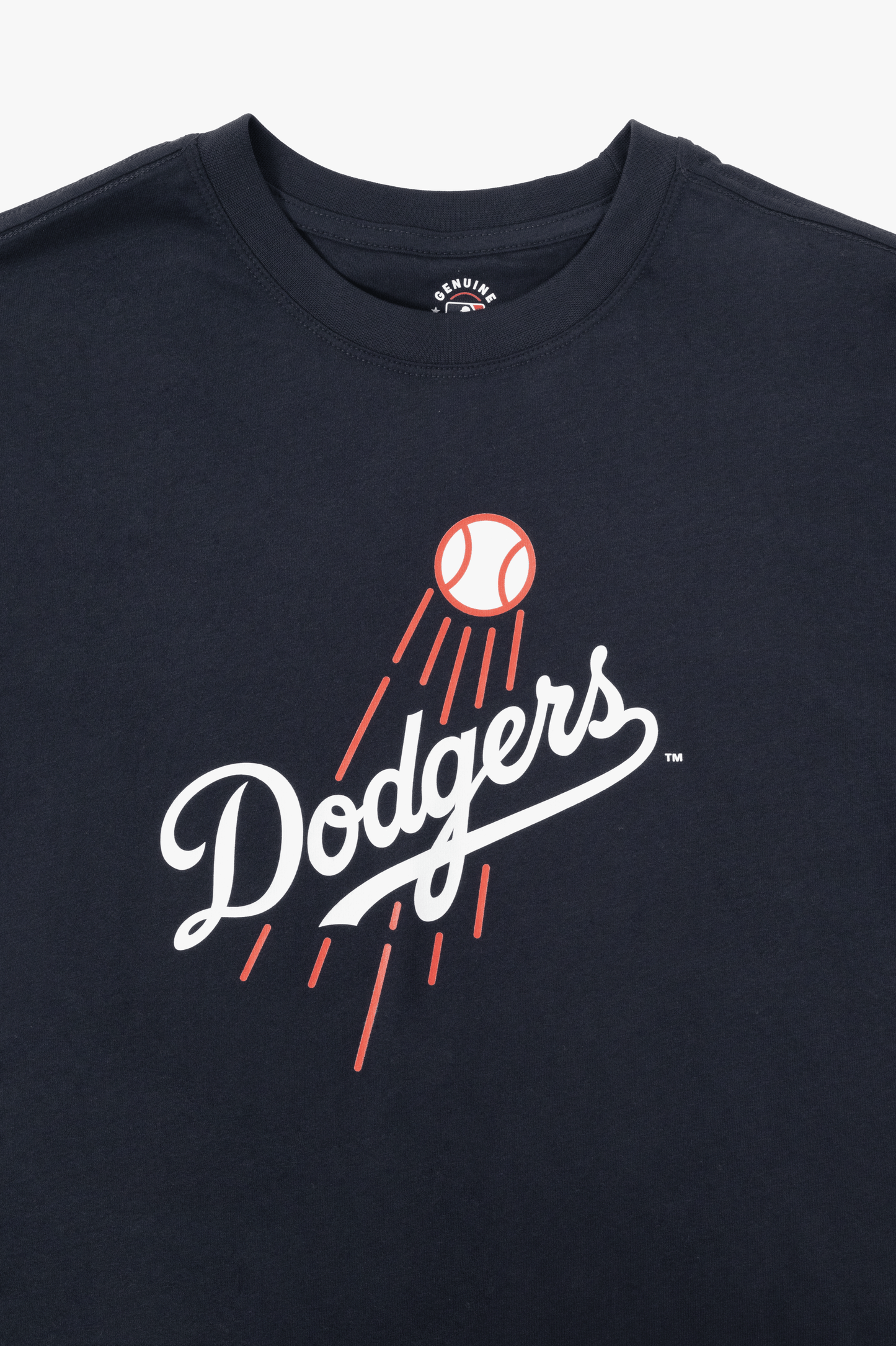 MLB Los Angeles Dodgers Adult Cloud Navy T-Shirt, 100% Cotton Tee, Men Women XS-2XL