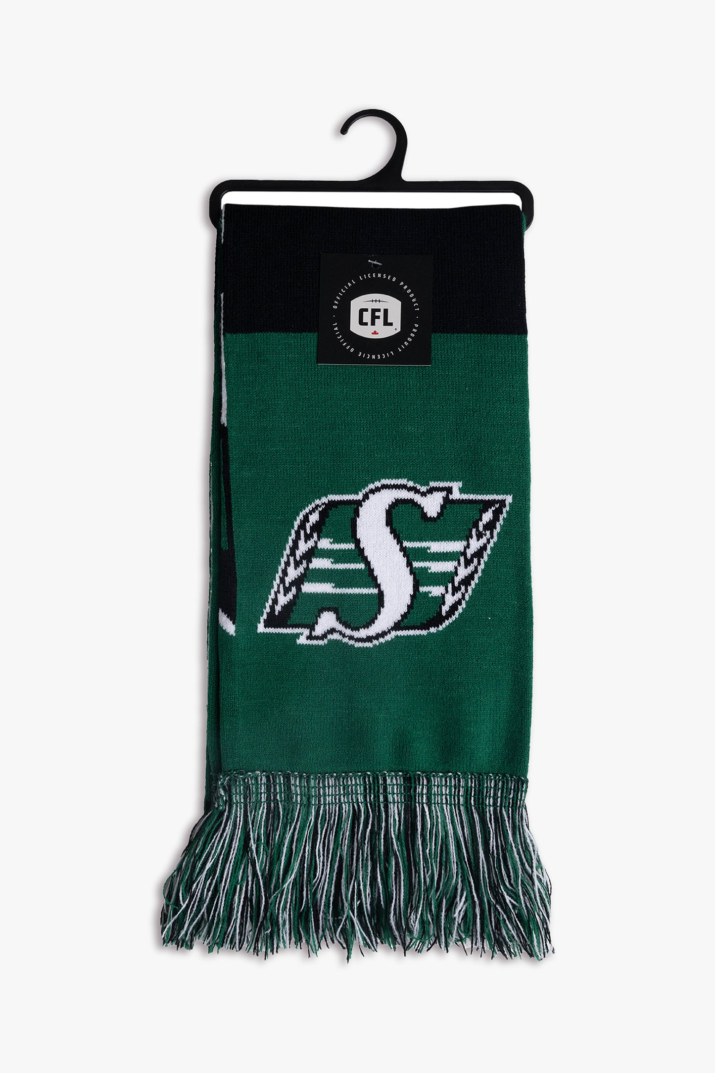 CFL Saskatchewan Roughriders Canadian Football League Adult Fan Scarf for Cold Weather | 150cm x 18cm