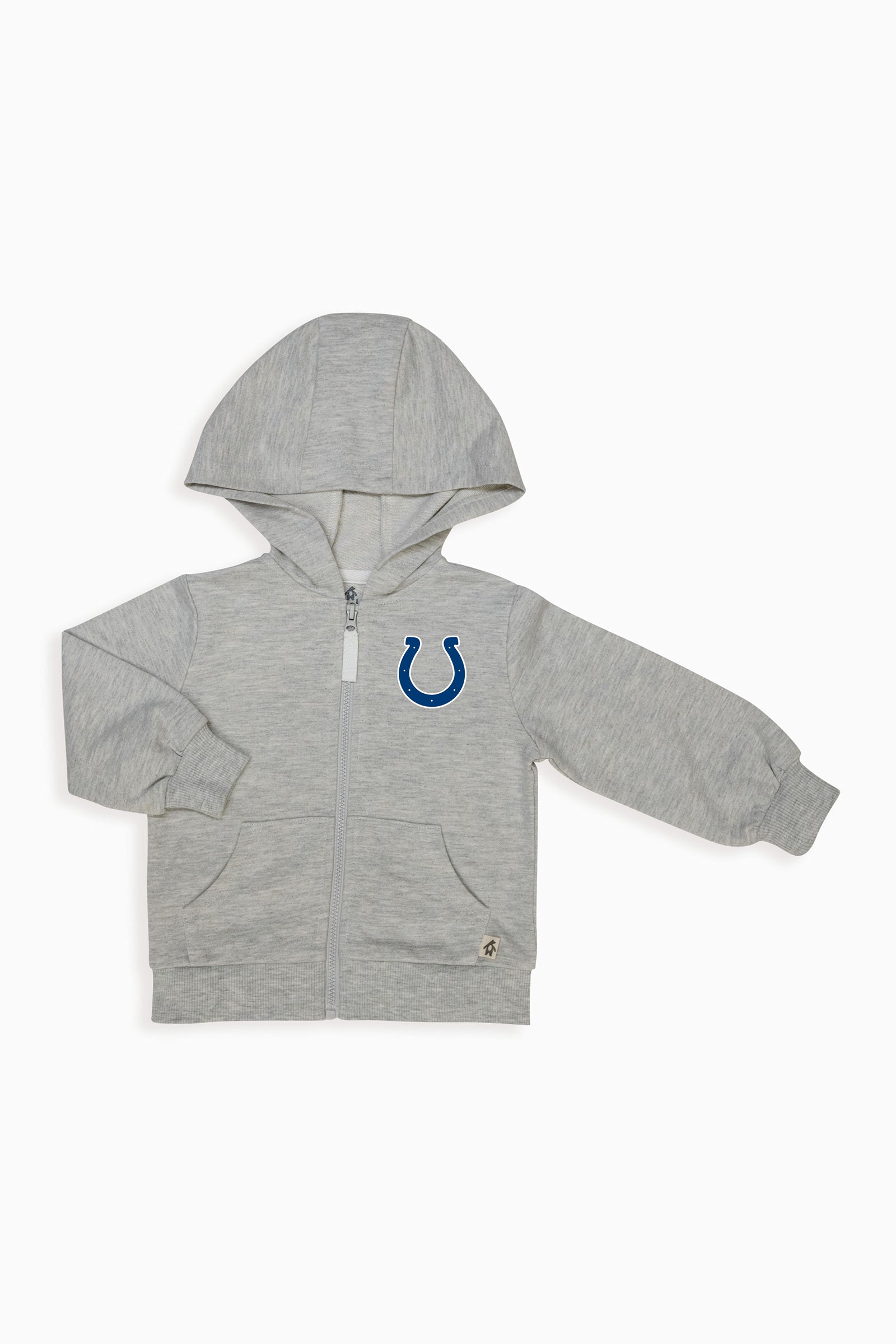 Gertex NFL Toddler Unisex Grey French Terry Zip-Up Hoodie