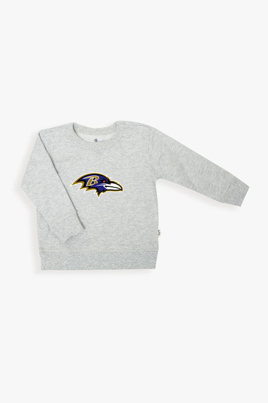 Gertex NFL Baby French Terry Crewneck Sweater in Grey