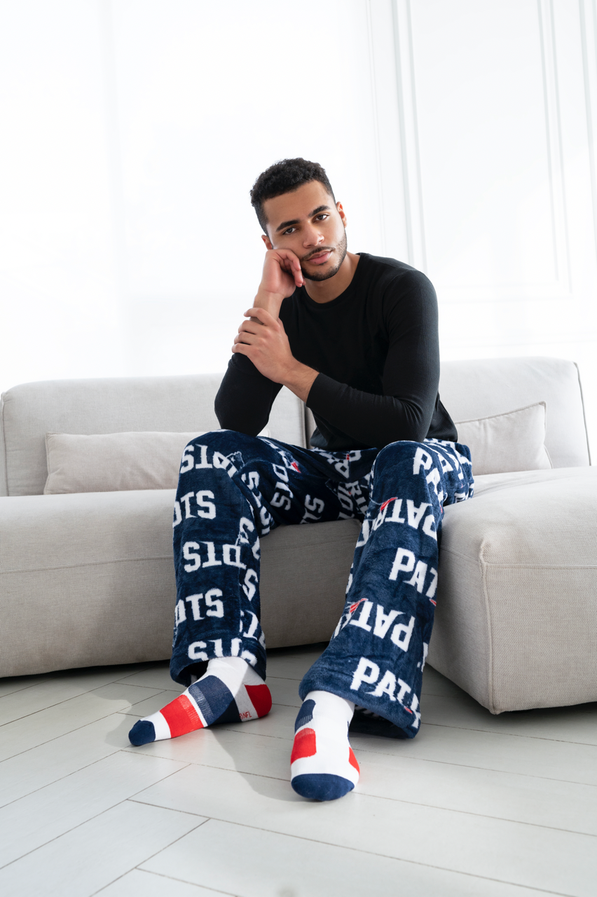 NFL Mens Coral Fleece Pajama Lounge Pants