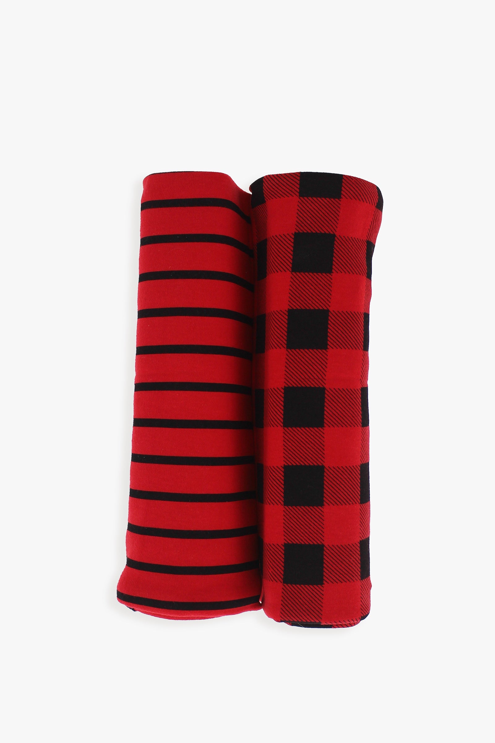 thumbnail image 2 of Snugabye Baby Red & Black Buffalo Plaid Convert-A-Foot Sleeper | Size Ranges 9 To 24 Months 2 of 11