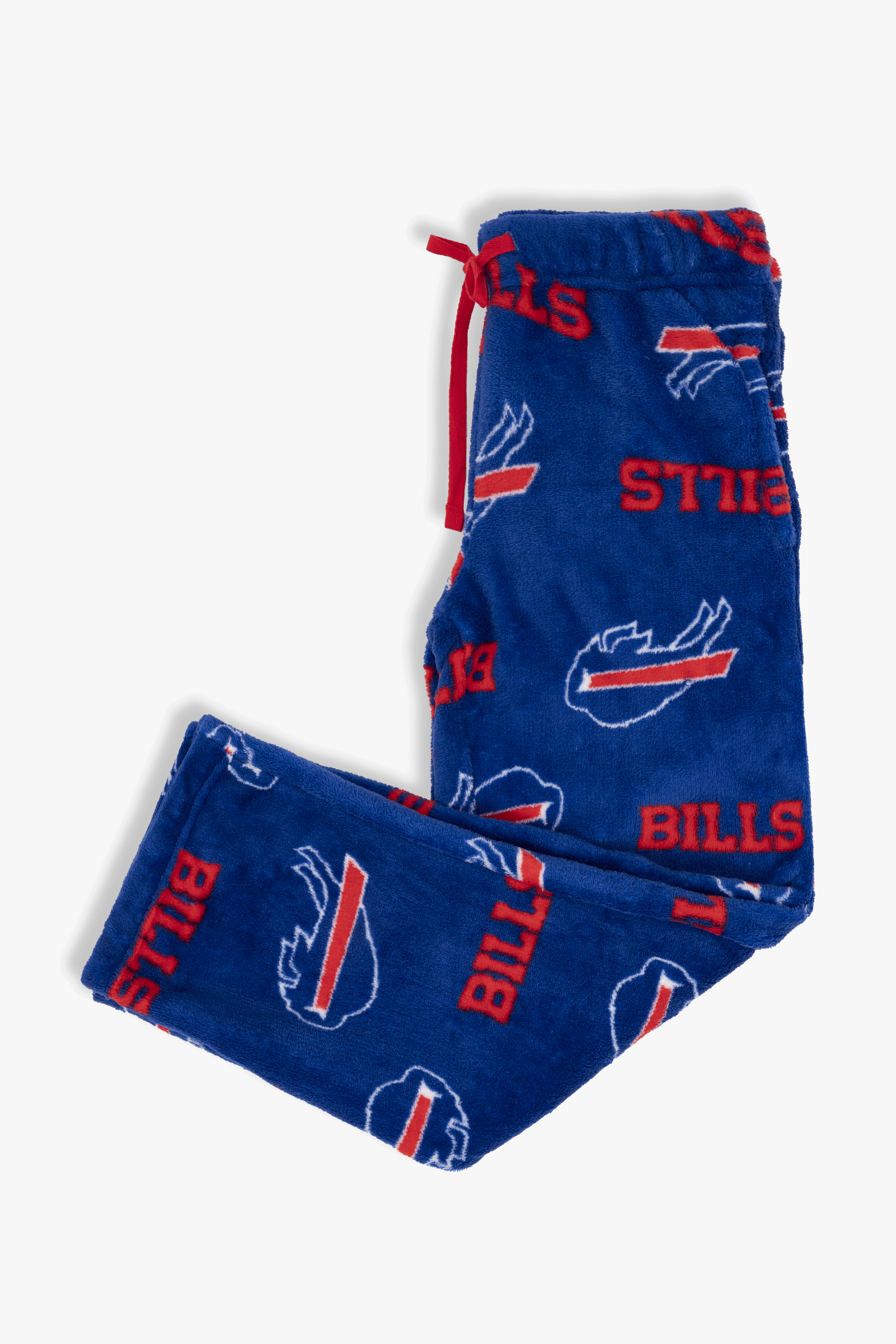 Buffalo Bills Youth Fleece Pajama Pants, NFL Kids Lounge Pants with Pockets, Children's S-XL