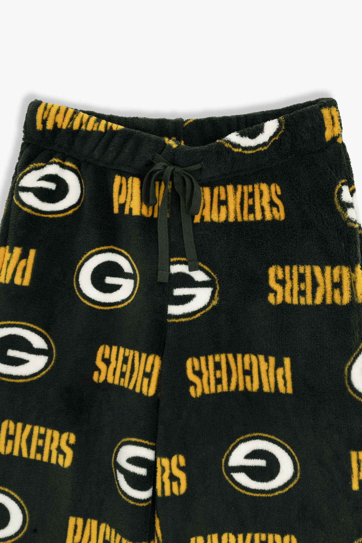 Green Bay Packers Youth Fleece Pajama Pants, NFL Kids Lounge Pants with Pockets, Children's S-XL
