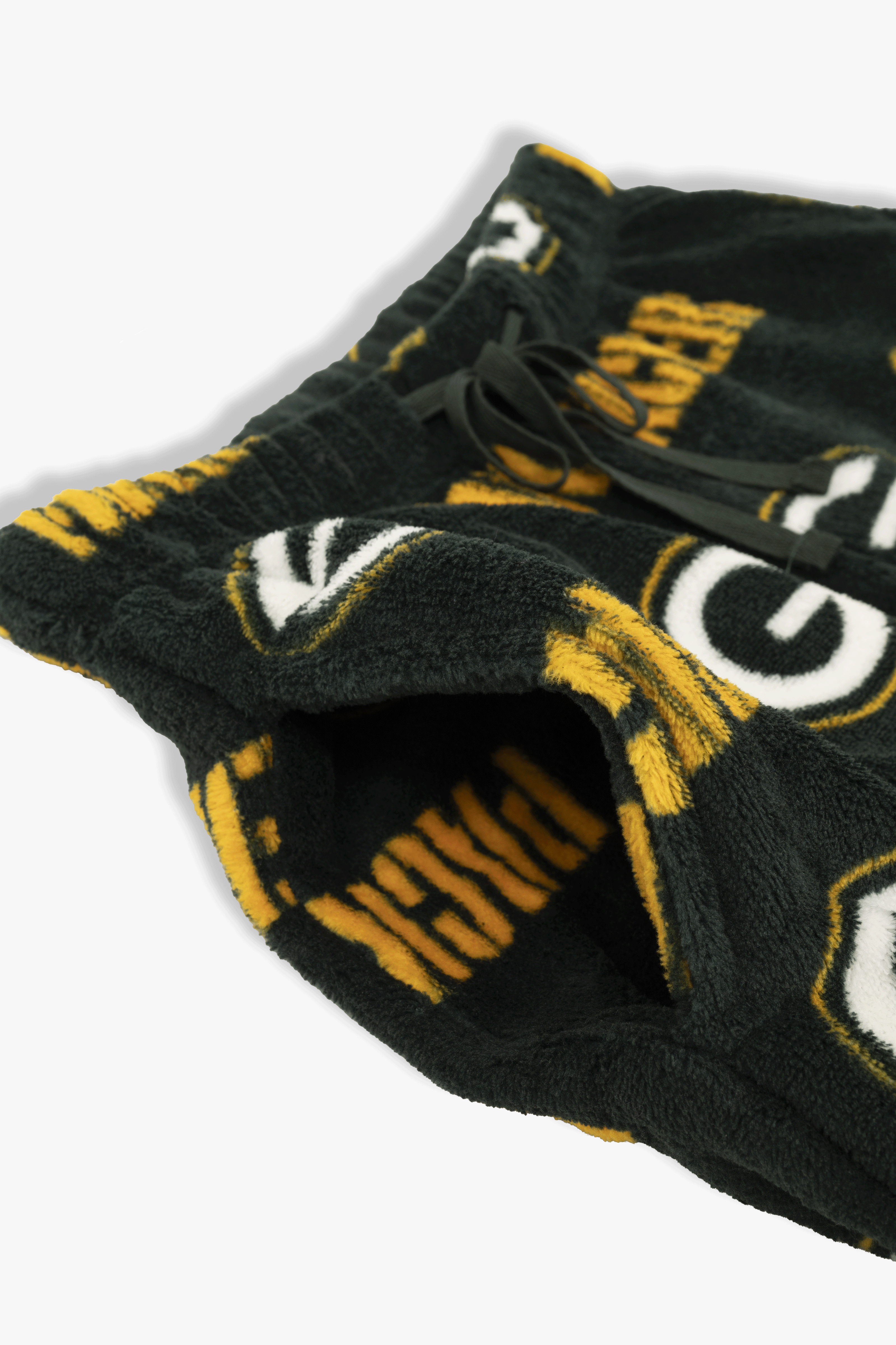 Green Bay Packers Youth Fleece Pajama Pants, NFL Kids Lounge Pants with Pockets, Children's S-XL