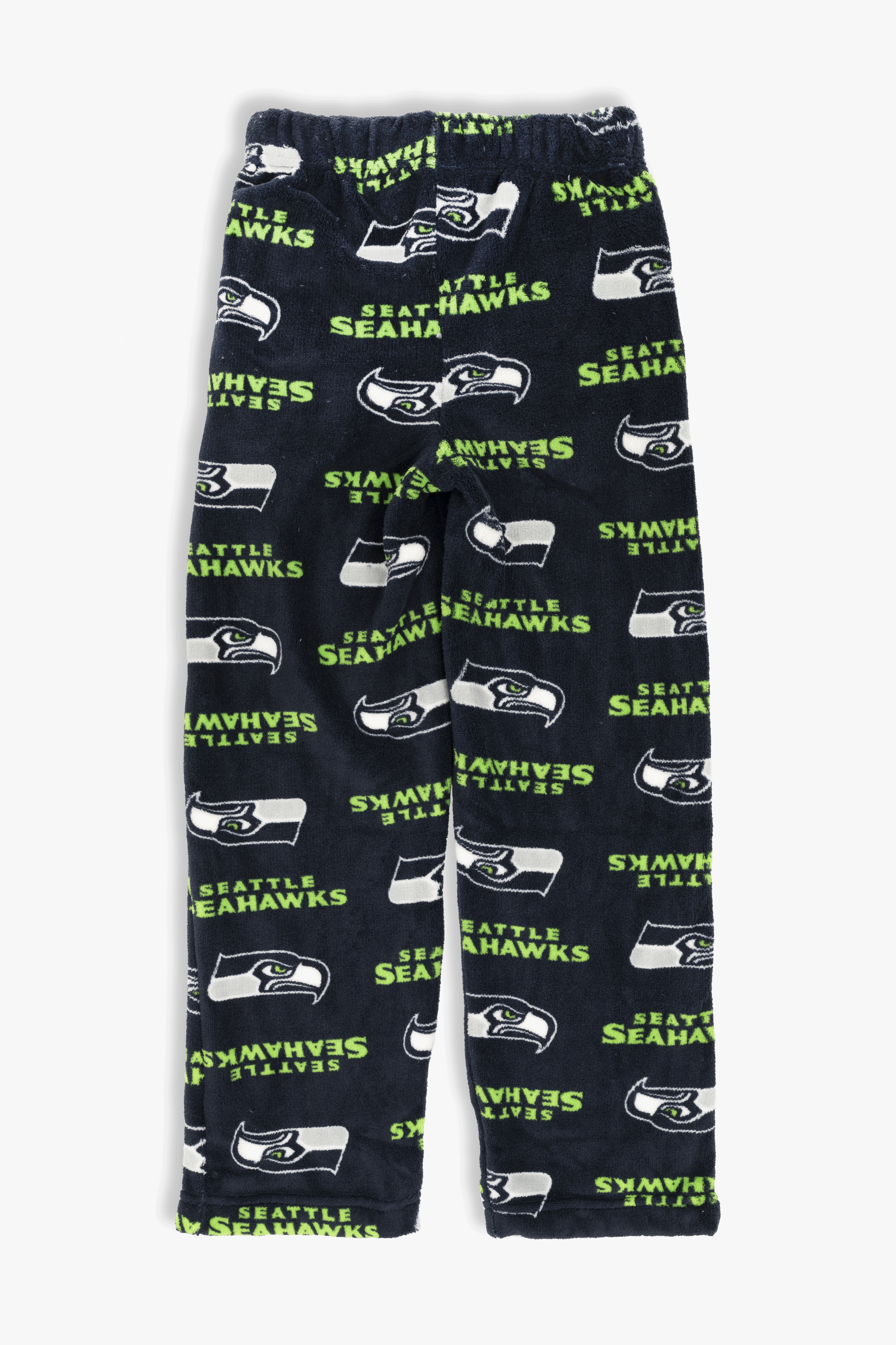 Seattle Seahawks Youth Fleece Pajama Pants, NFL Kids Lounge Pants with Pockets, Children's S-XL