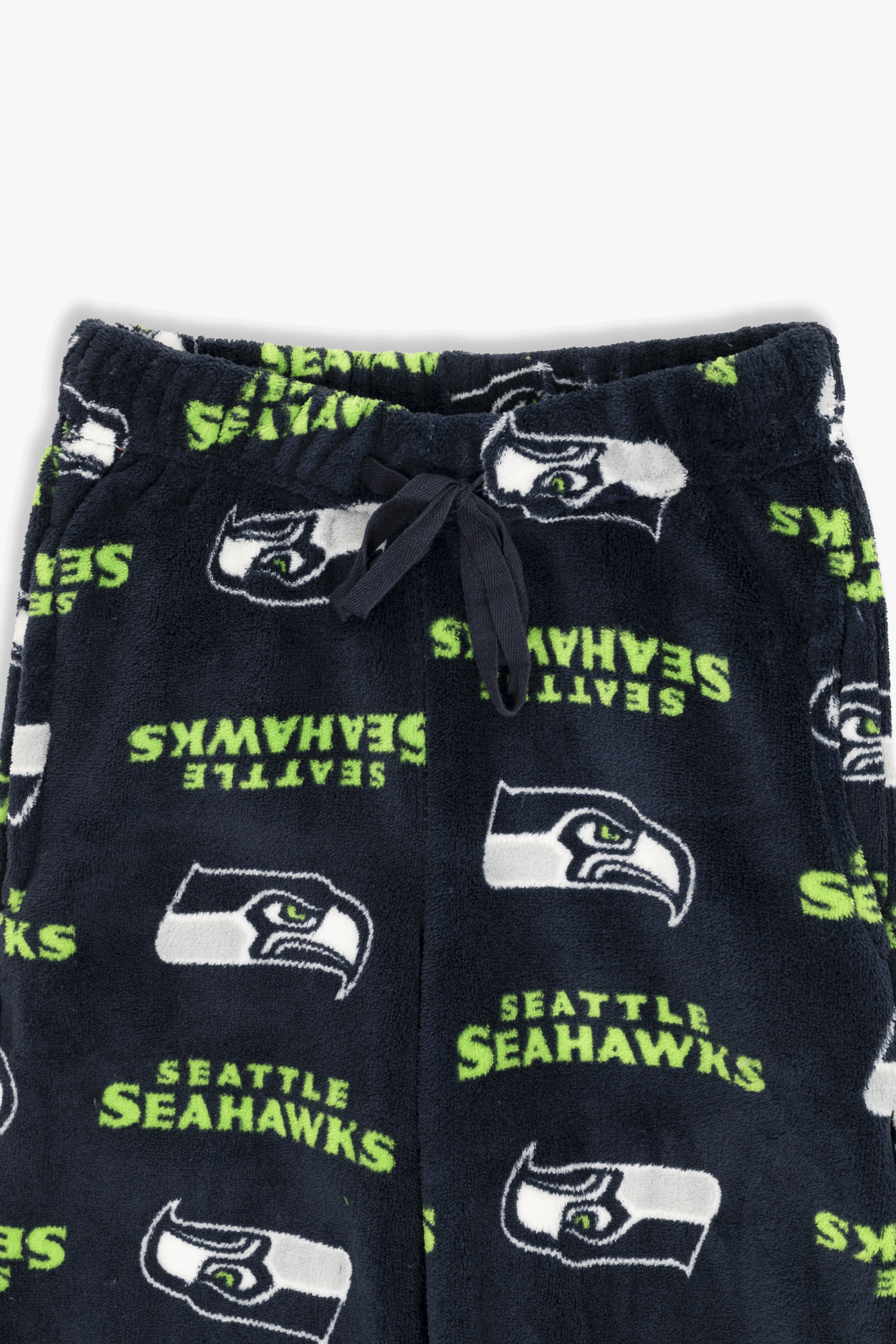 Seattle Seahawks Youth Fleece Pajama Pants, NFL Kids Lounge Pants with Pockets, Children's S-XL