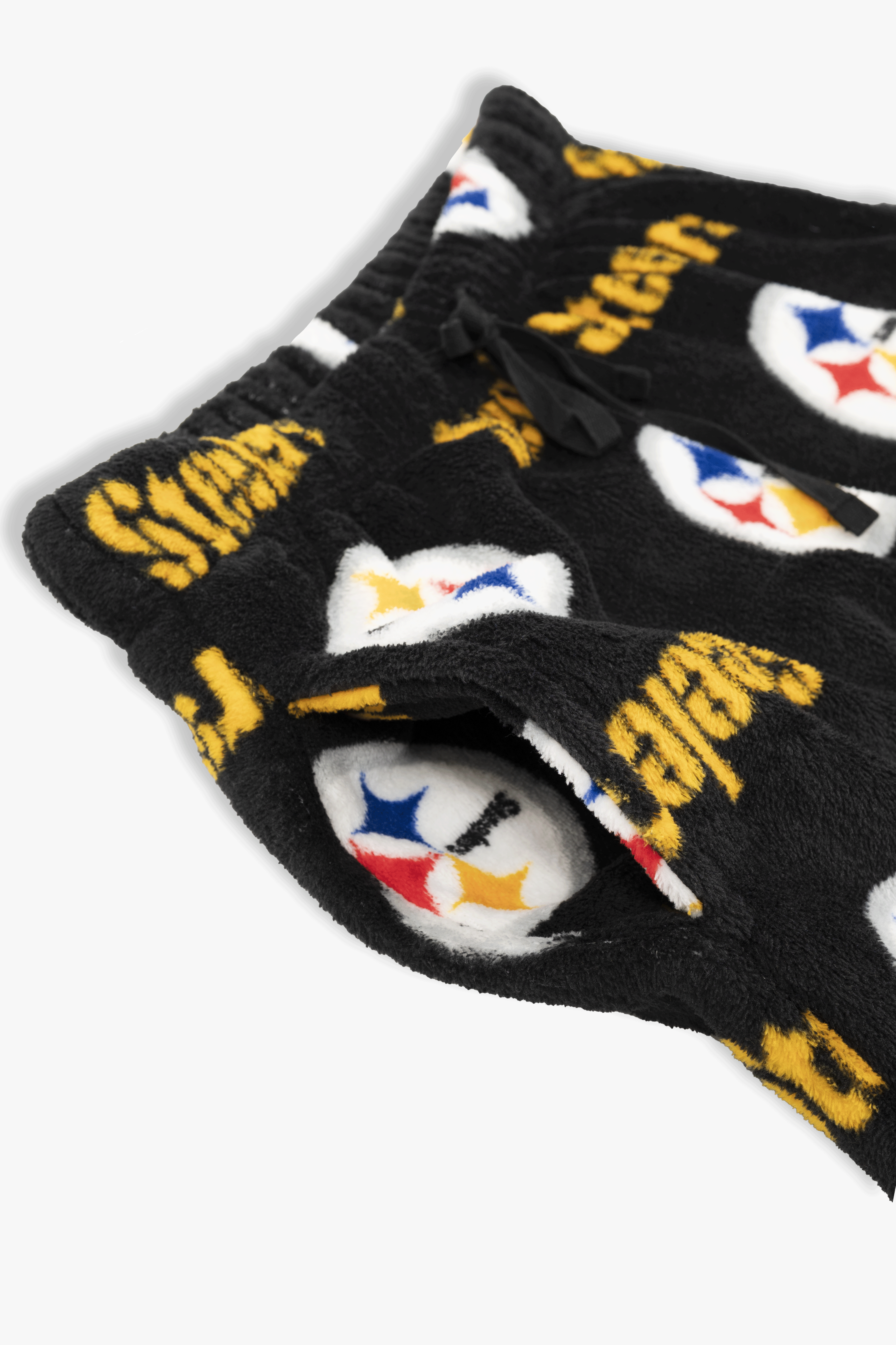 Pittsburgh Steelers Youth Fleece Pajama Pants, NFL Kids Lounge Pants with Pockets, Children's S-XL
