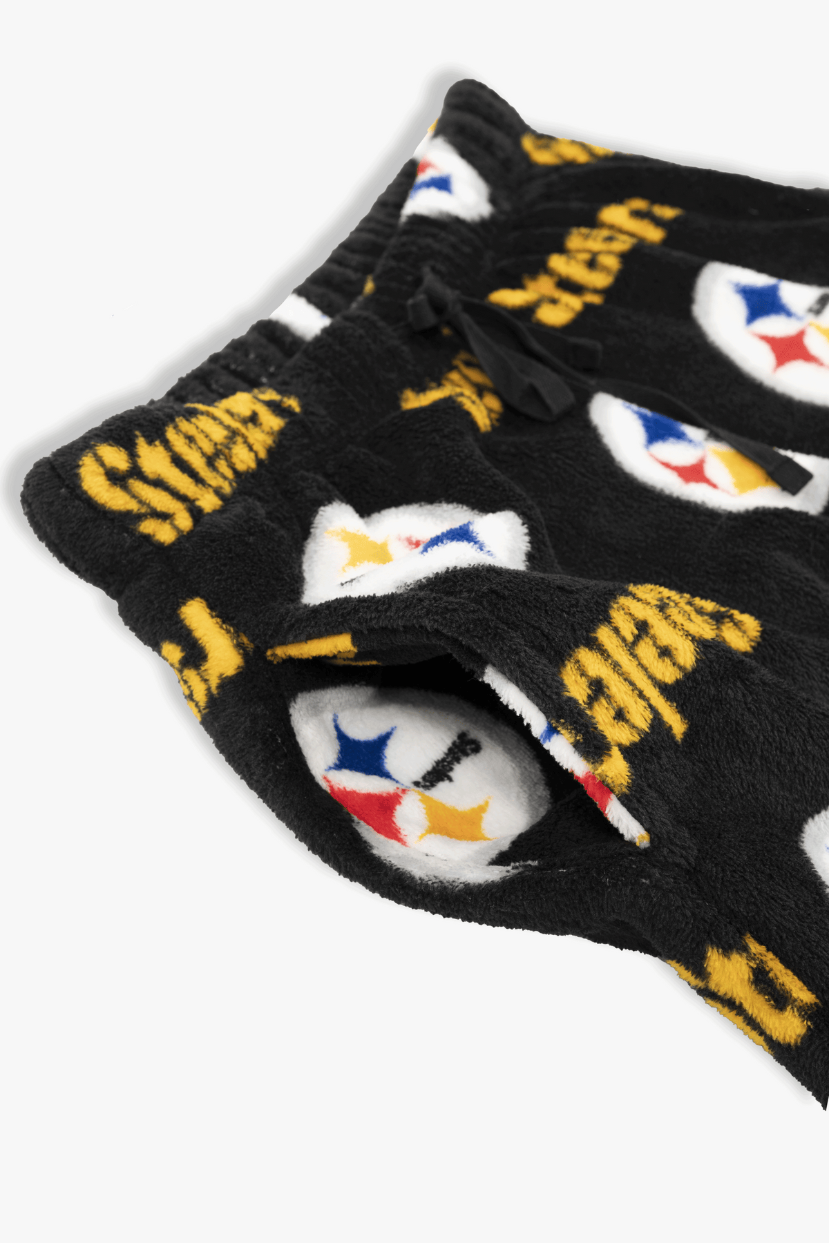 Pittsburgh Steelers Youth Fleece Pajama Pants, NFL Kids Lounge Pants with Pockets, Children's S-XL