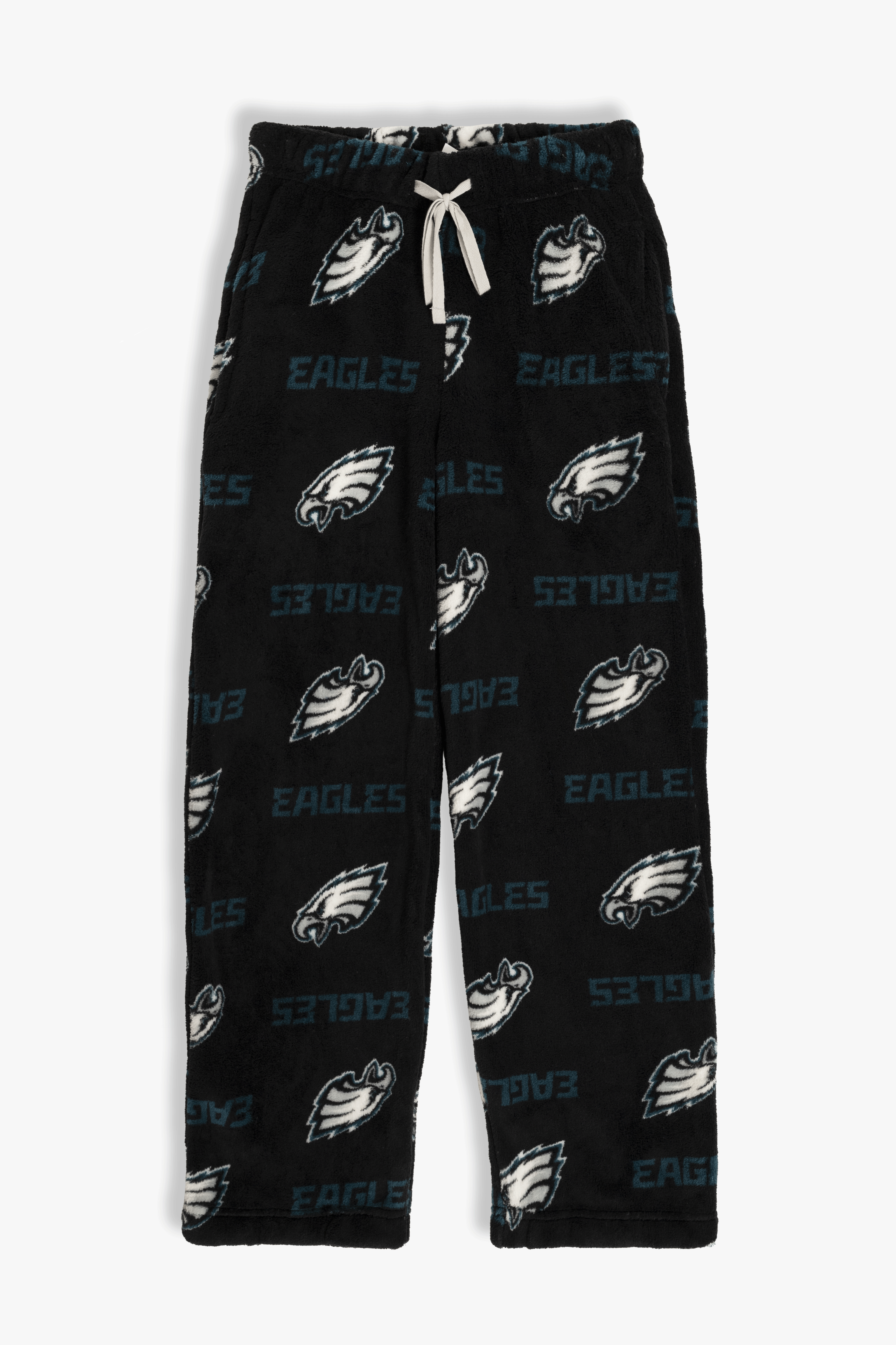 Philadelphia Eagles Youth Fleece Pajama Pants, NFL Kids Lounge Pants with Pockets, Children's S-XL