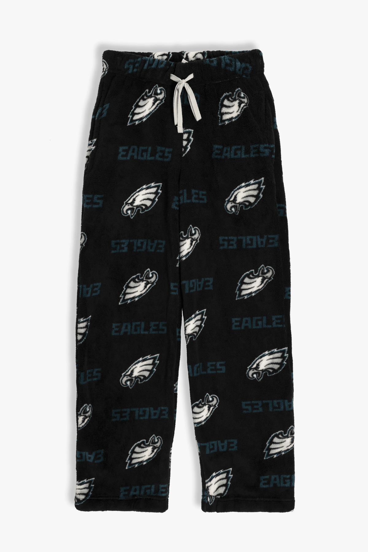 Philadelphia Eagles Youth Fleece Pajama Pants, NFL Kids Lounge Pants with Pockets, Children's S-XL