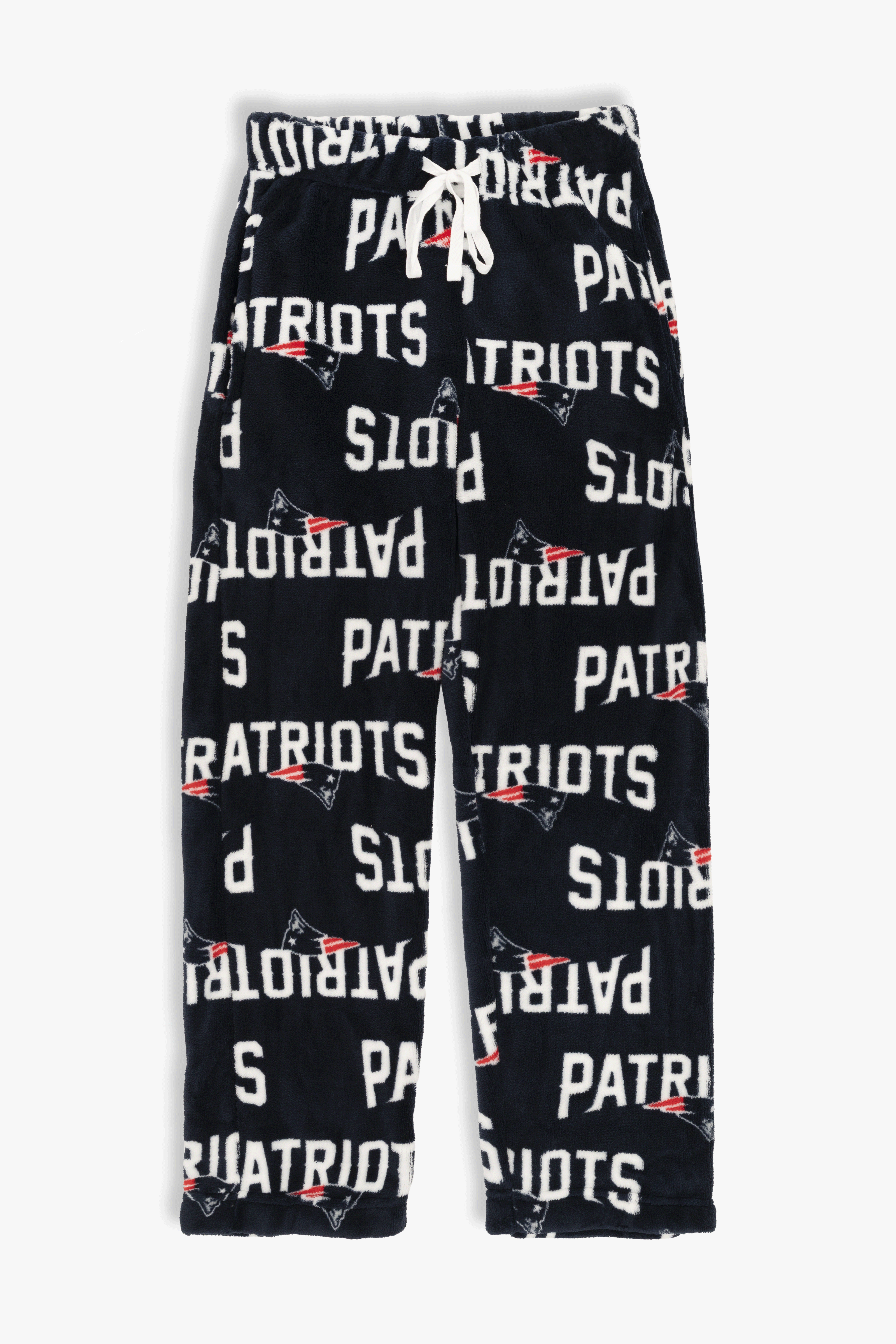 New England Patriots Youth Fleece Pajama Pants, NFL Kids Lounge Pants with Pockets, Children's S-XL