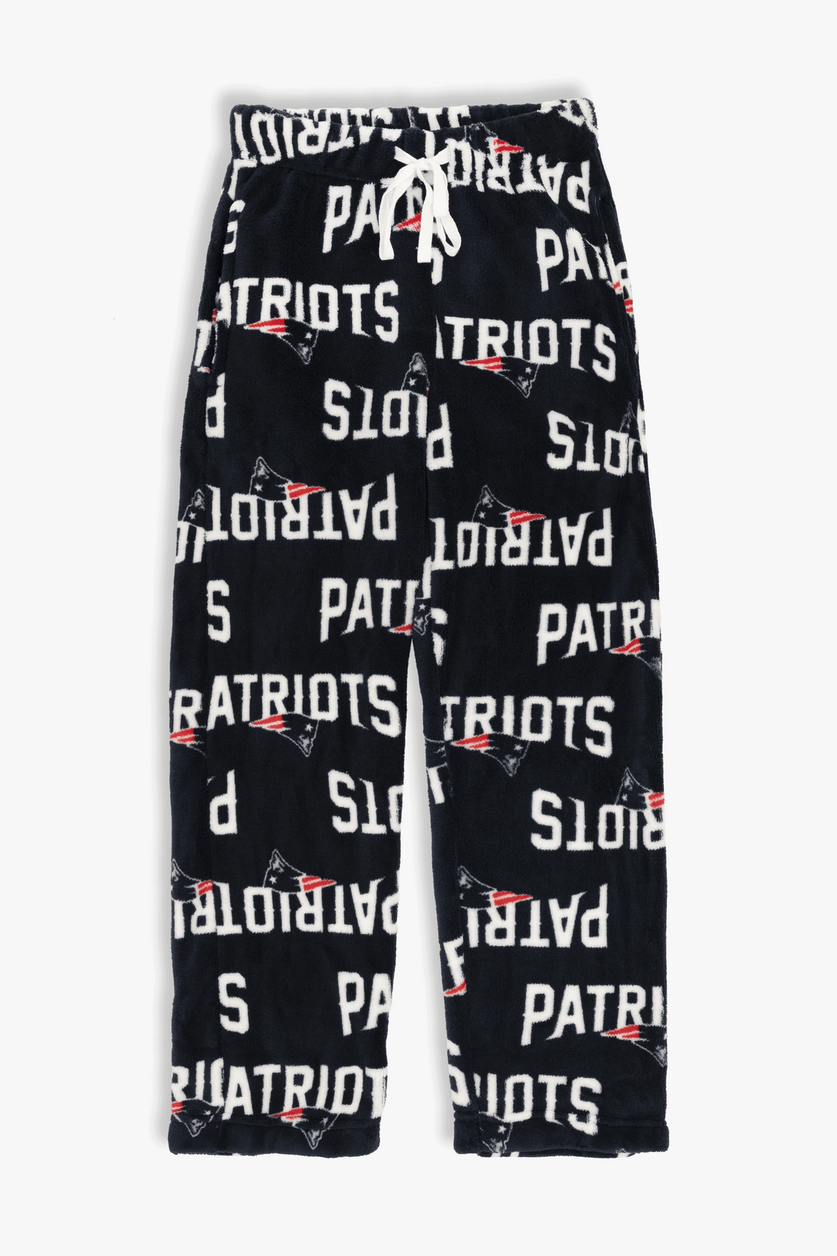 New England Patriots Youth Fleece Pajama Pants, NFL Kids Lounge Pants with Pockets, Children's S-XL