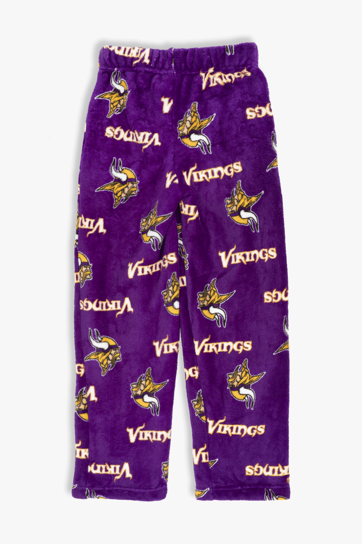 Minnesota Vikings Youth Fleece Pajama Pants, NFL Kids Lounge Pants with Pockets, Children's S-XL