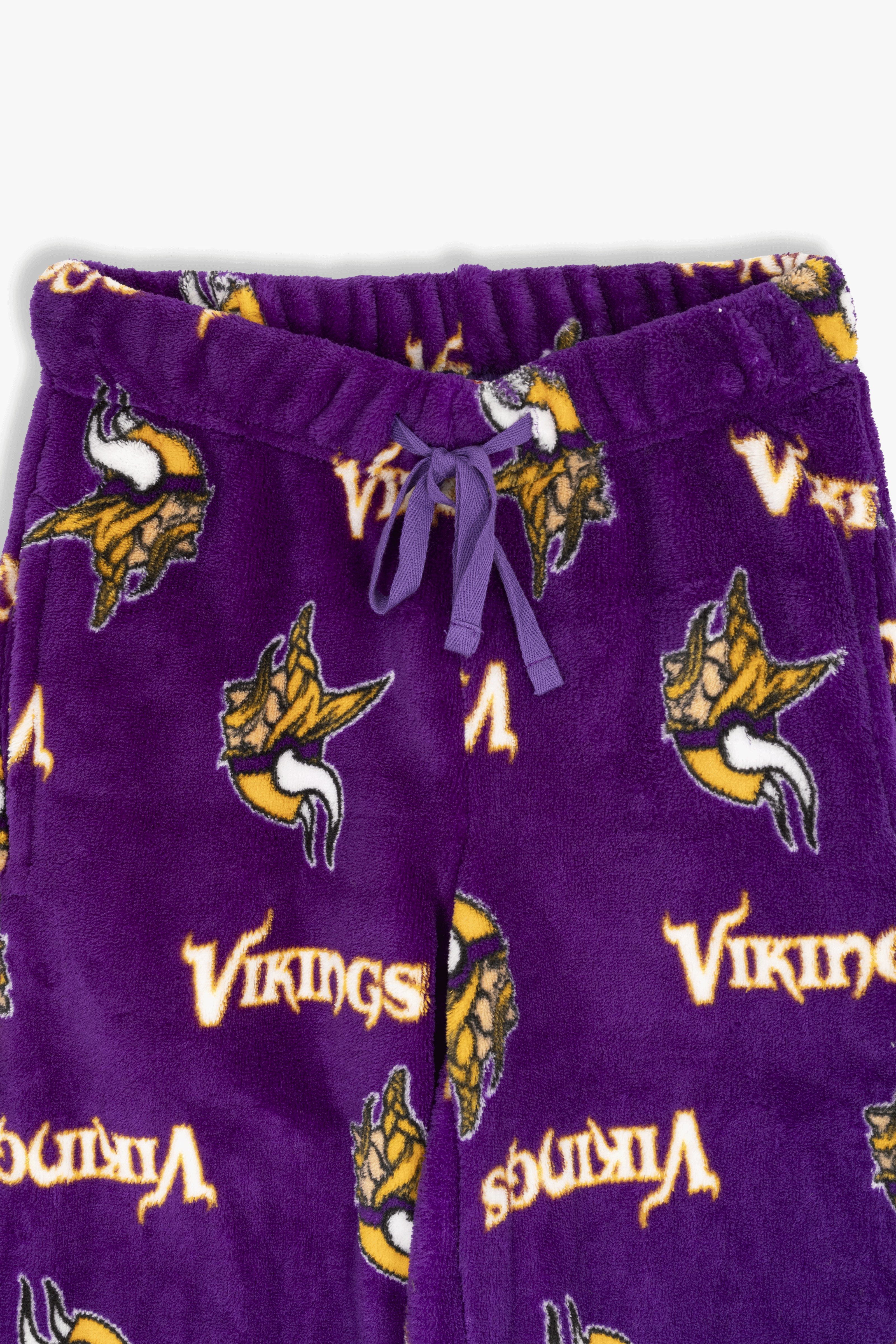 Minnesota Vikings Youth Fleece Pajama Pants, NFL Kids Lounge Pants with Pockets, Children's S-XL