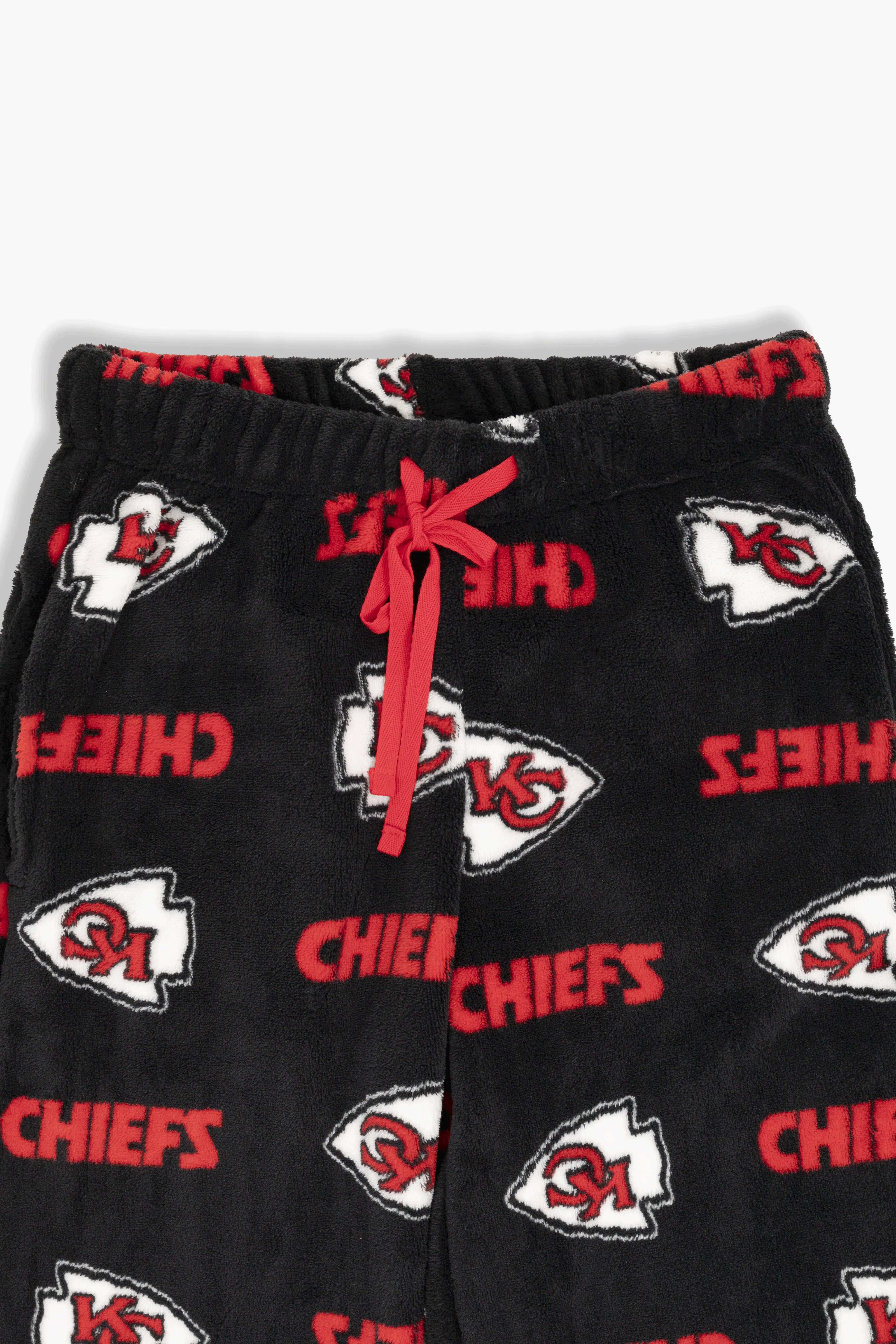 Kansas City Chiefs Youth Fleece Pajama Pants, NFL Kids Lounge Pants with Pockets, Children's S-XL