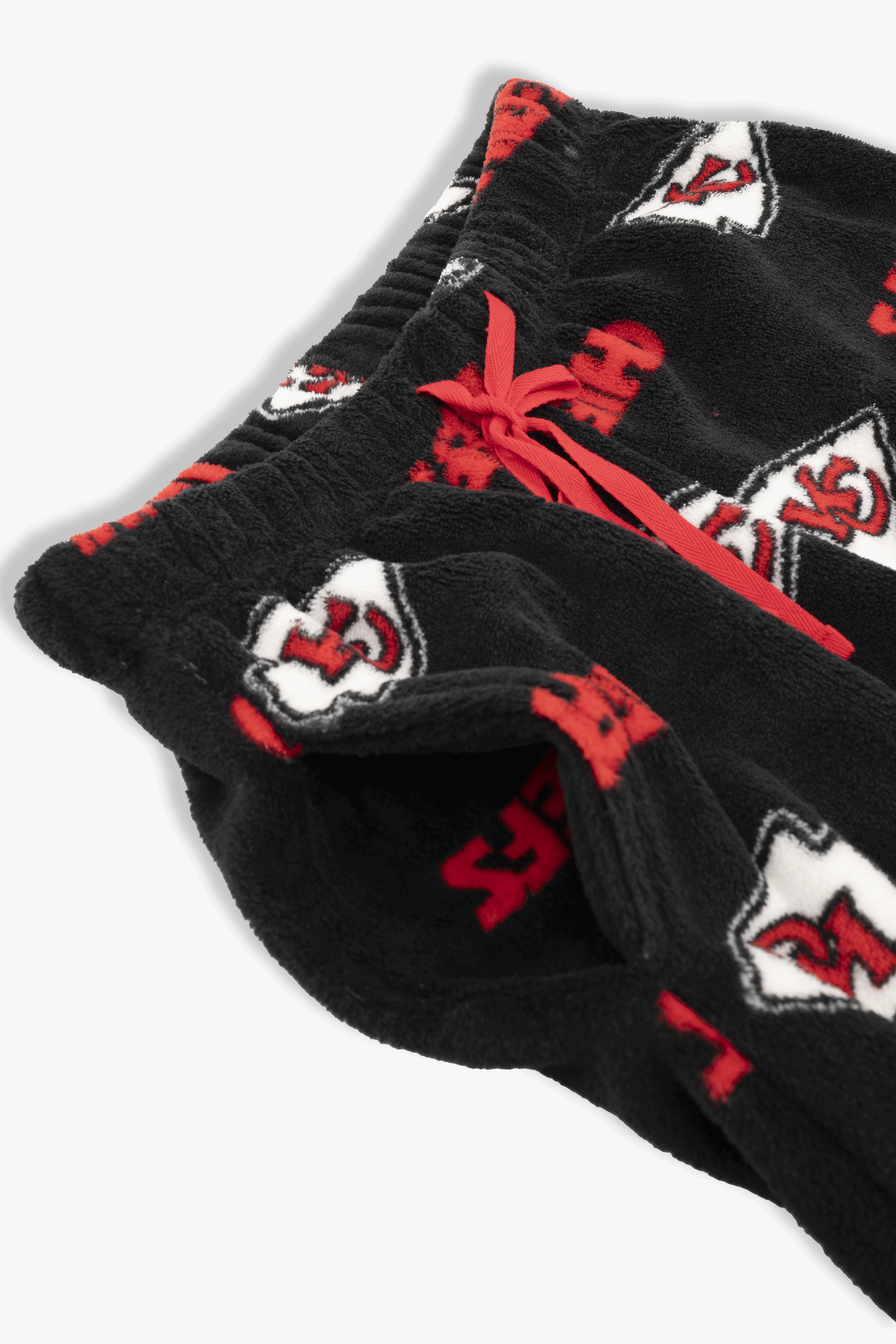 Kansas City Chiefs Youth Fleece Pajama Pants, NFL Kids Lounge Pants with Pockets, Children's S-XL