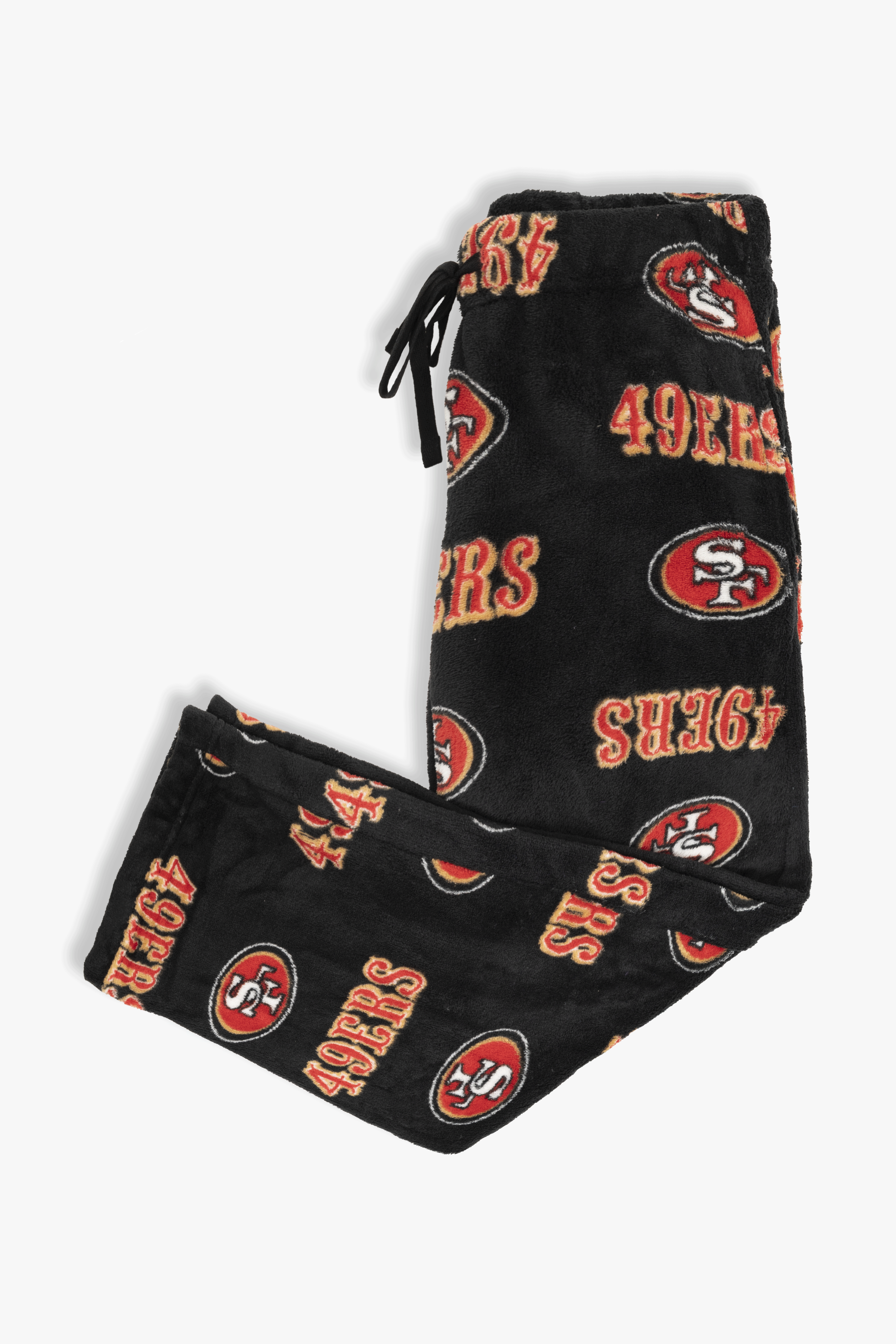 San Francisco 49ers Youth Fleece Pajama Pants, NFL Kids Lounge Pants with Pockets, Children's S-XL