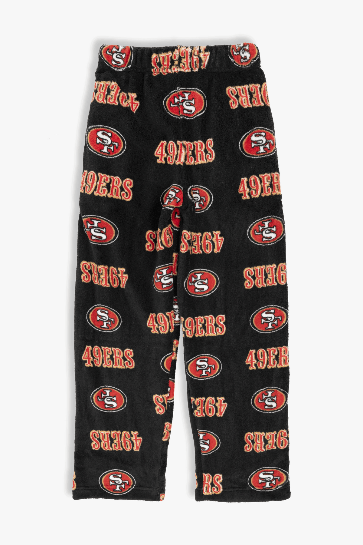 San Francisco 49ers Youth Fleece Pajama Pants, NFL Kids Lounge Pants with Pockets, Children's S-XL