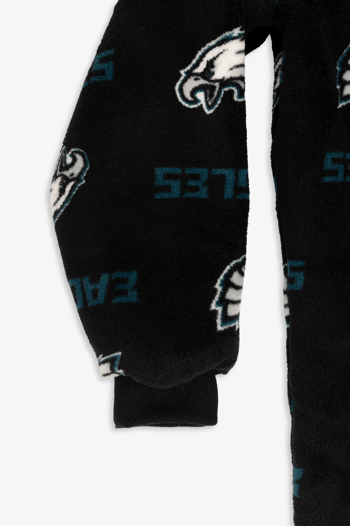 NFL Youth Philadelphia Eagles Coral Fleece Blanket Hoodie, Oversized Kids Wearable Blanket, Sherpa Lined, S/M-L/XL