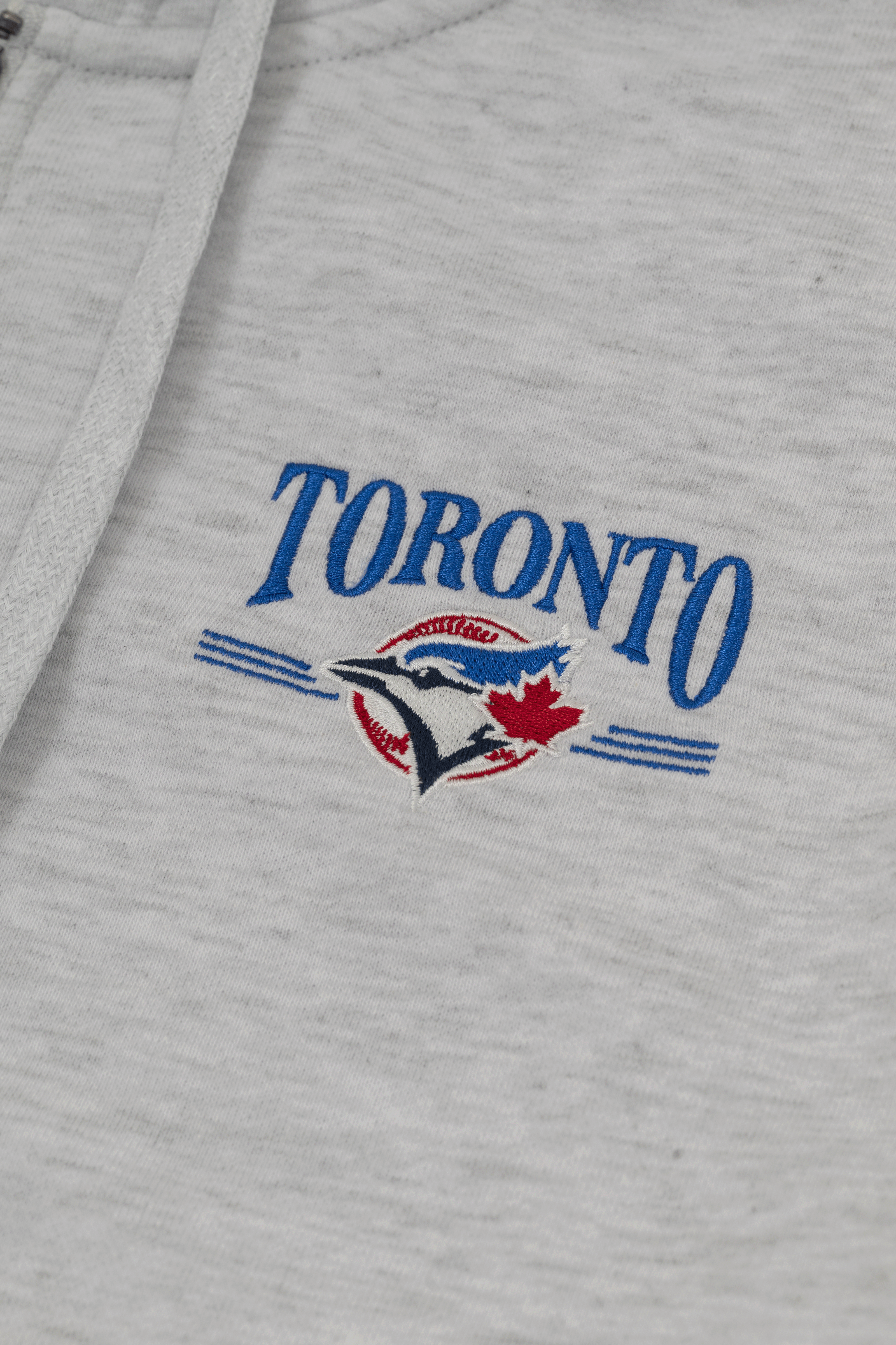 Toronto Blue Jays Full Zip Hoodie with Embroidered Toronto Wordmark, MLB Zip-Up Sweatshirt, SM-XXL