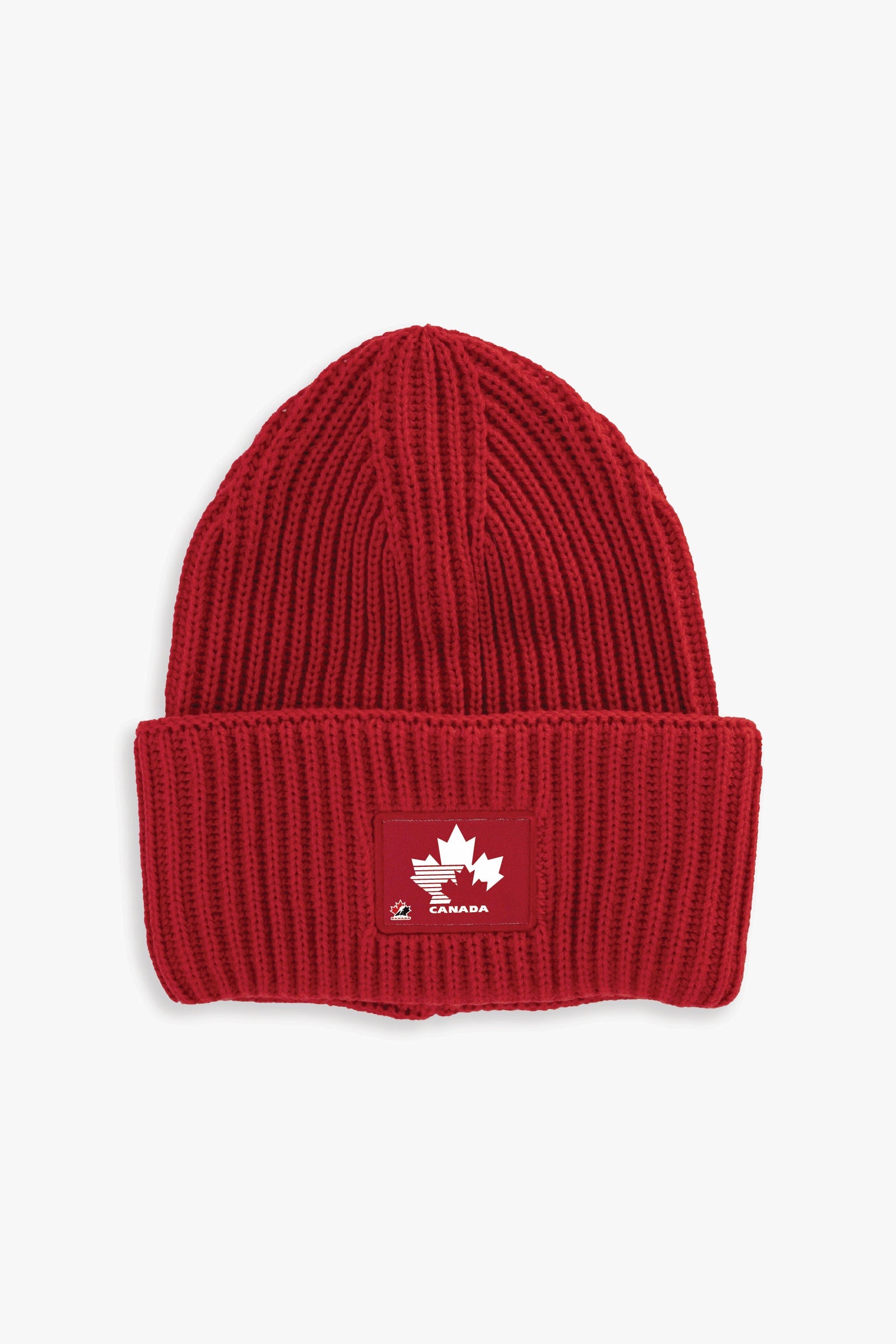 Hockey Canada Adult Oversized Triple Cuff Patch Beanie Toque with Printed 1994 Logo