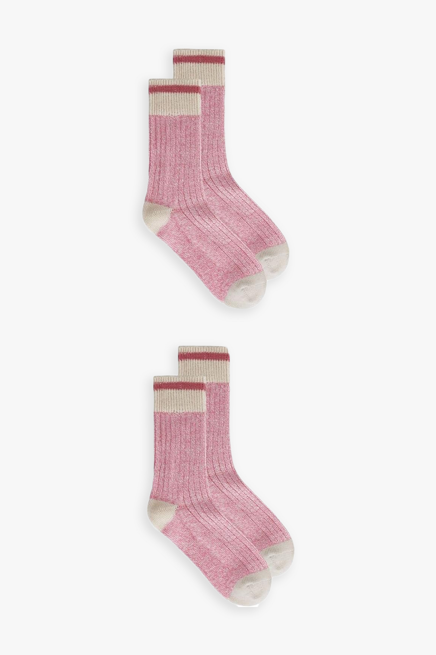 Great Northern Pink Ladies Multipack Boot Socks