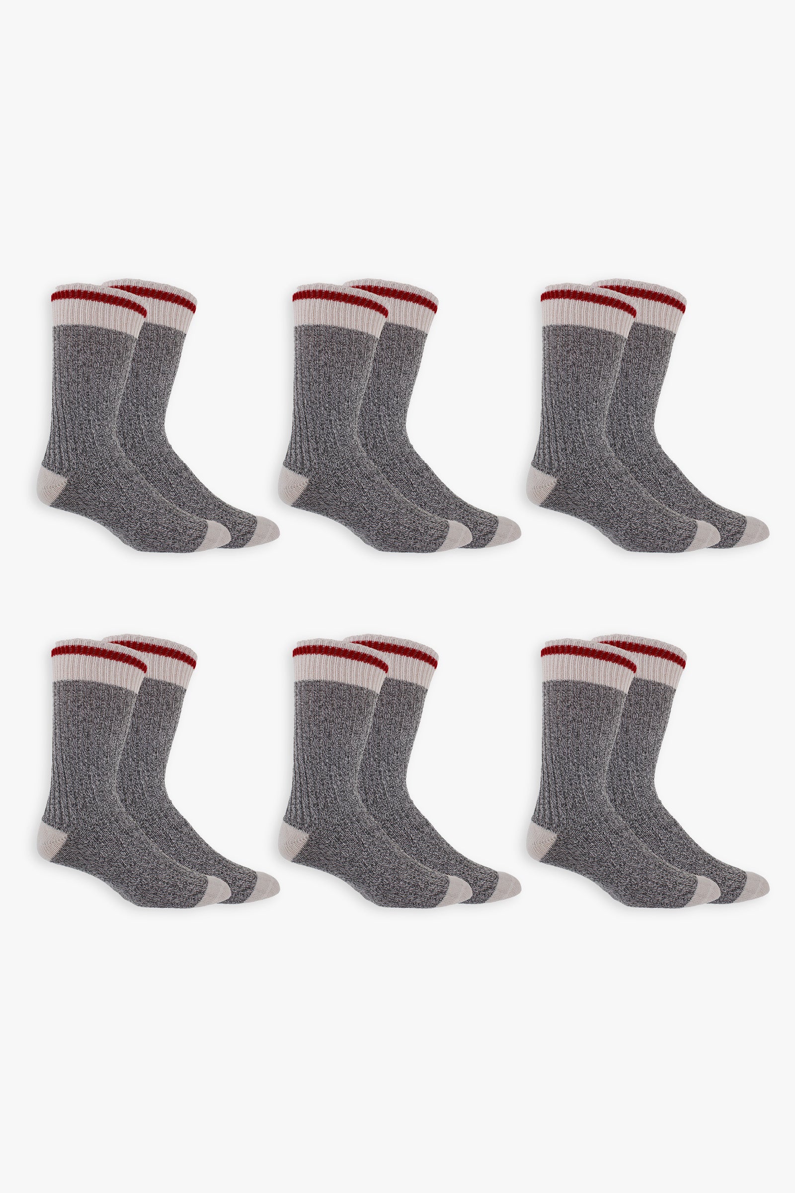 Great Northern Grey Men's Winter Boot Socks