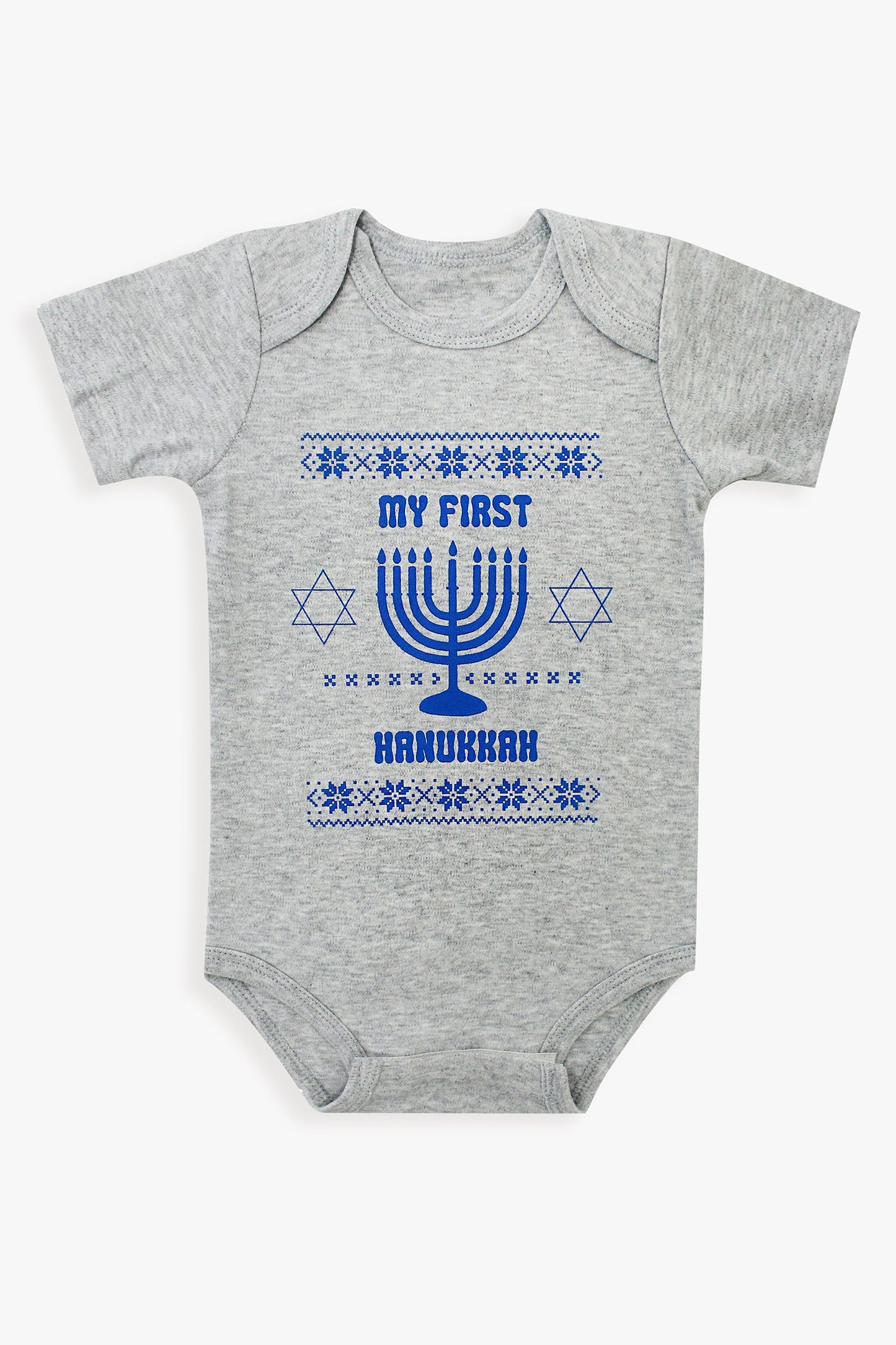 Snugabye My First Hanukkah Holiday Baby Onesie