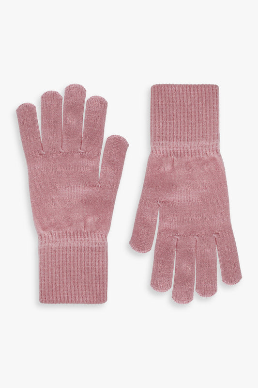 Ladies Flat Knit Gloves