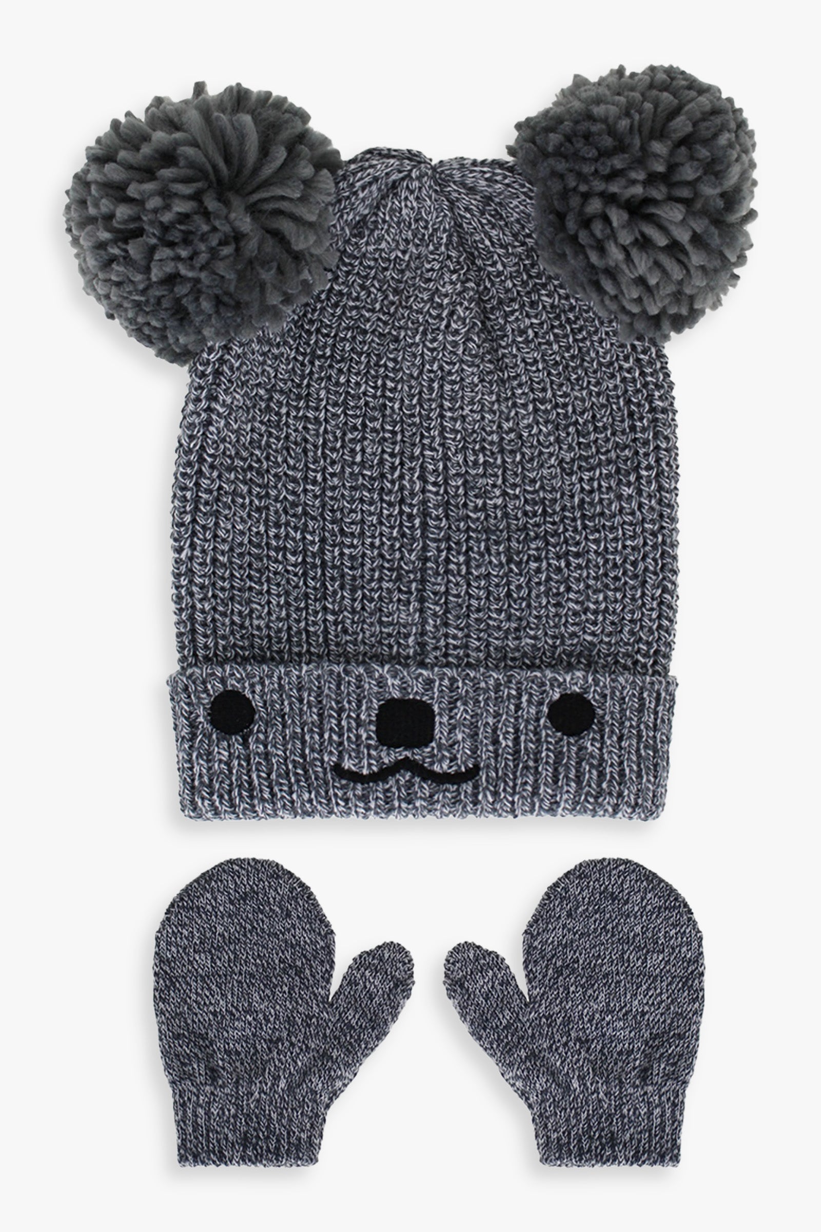 Infant boy hat and sales mitten set