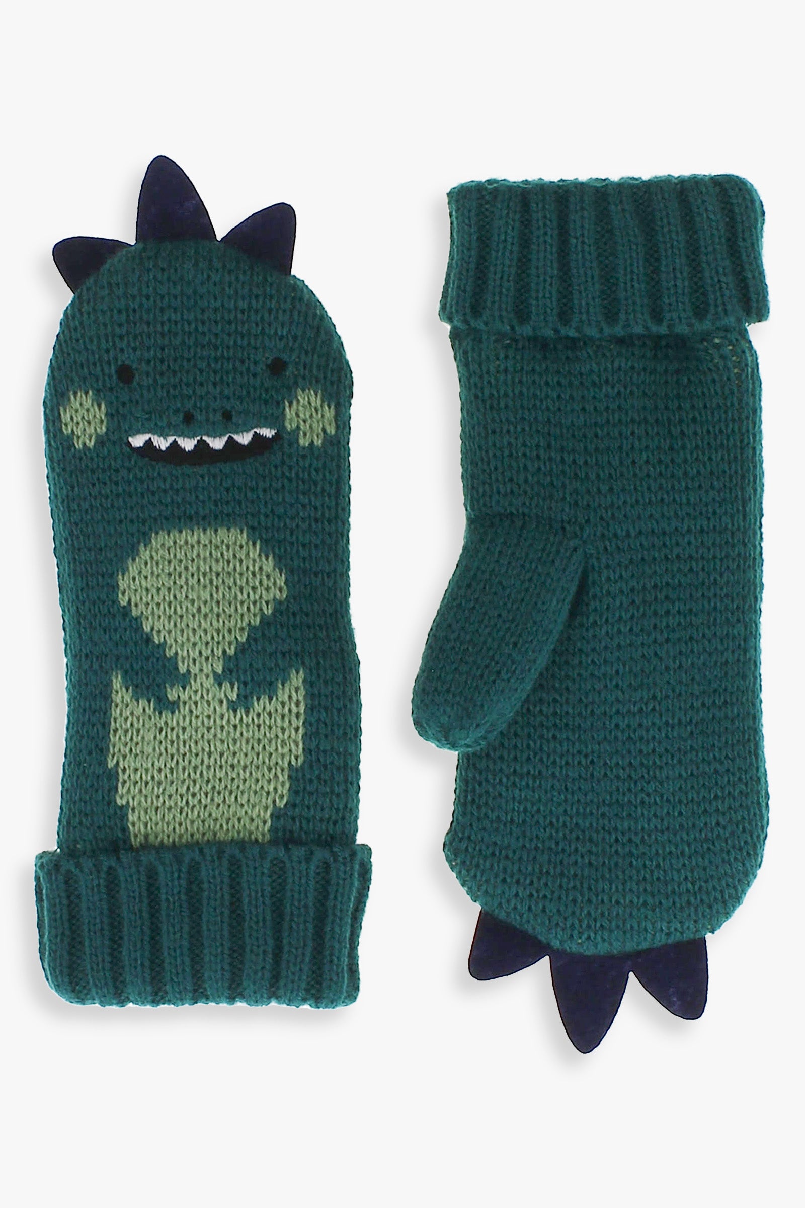 Toddler Boys Critter Fleeced Lined Mittens