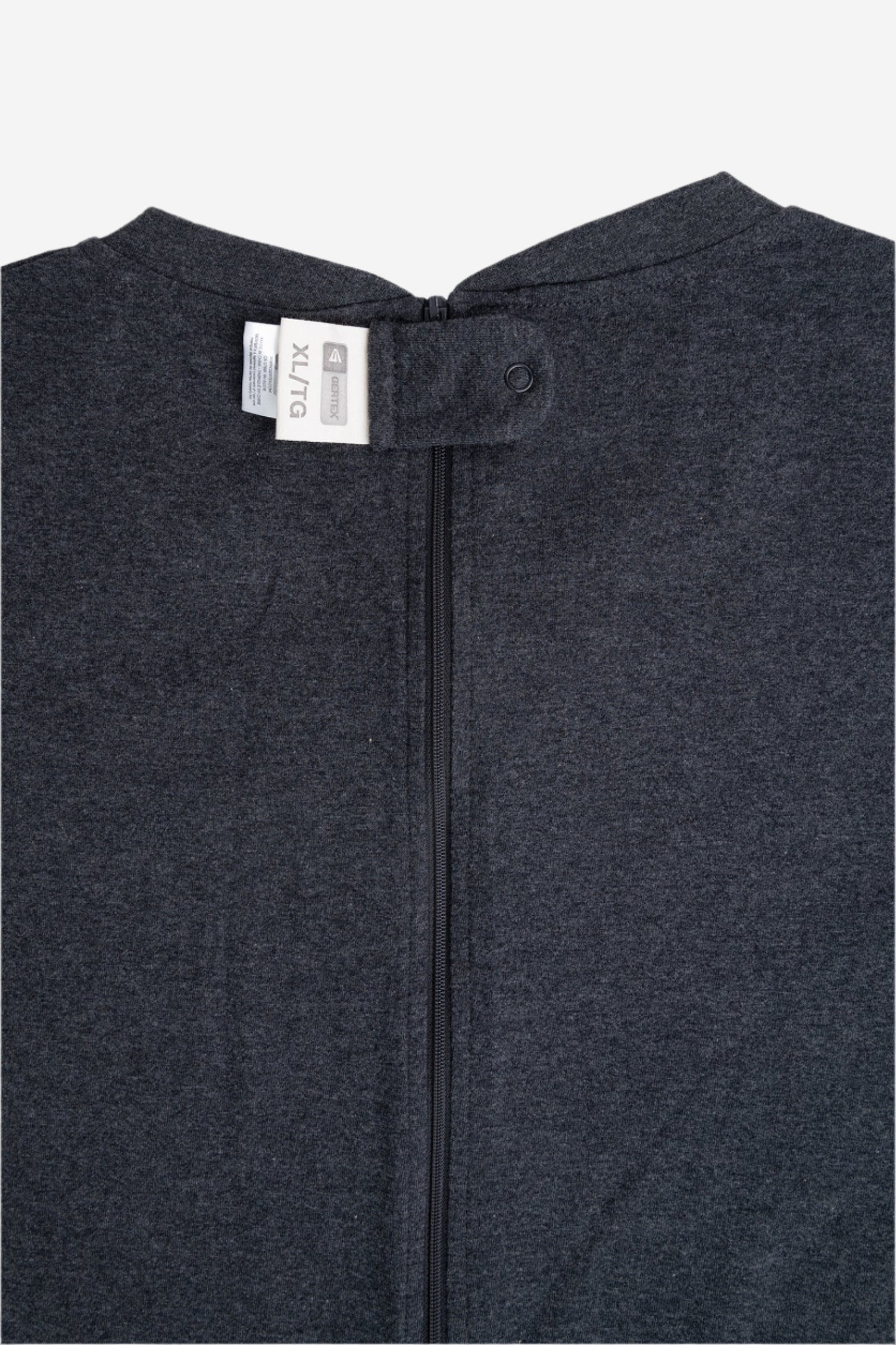 Adult Charcoal Grey Adaptive Organic Cotton Lightweight, Anti-Strip Back-Zip Sleeper