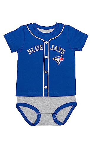 MLB Toronto Blue Jays Fooler T-Shirt Baby Onesie Bodysuit With Snap Closure