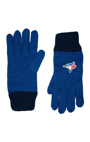 Gertex MLB Toronto Blue Jays Adult Thermal Lined Gloves for WInter Weather | One Size