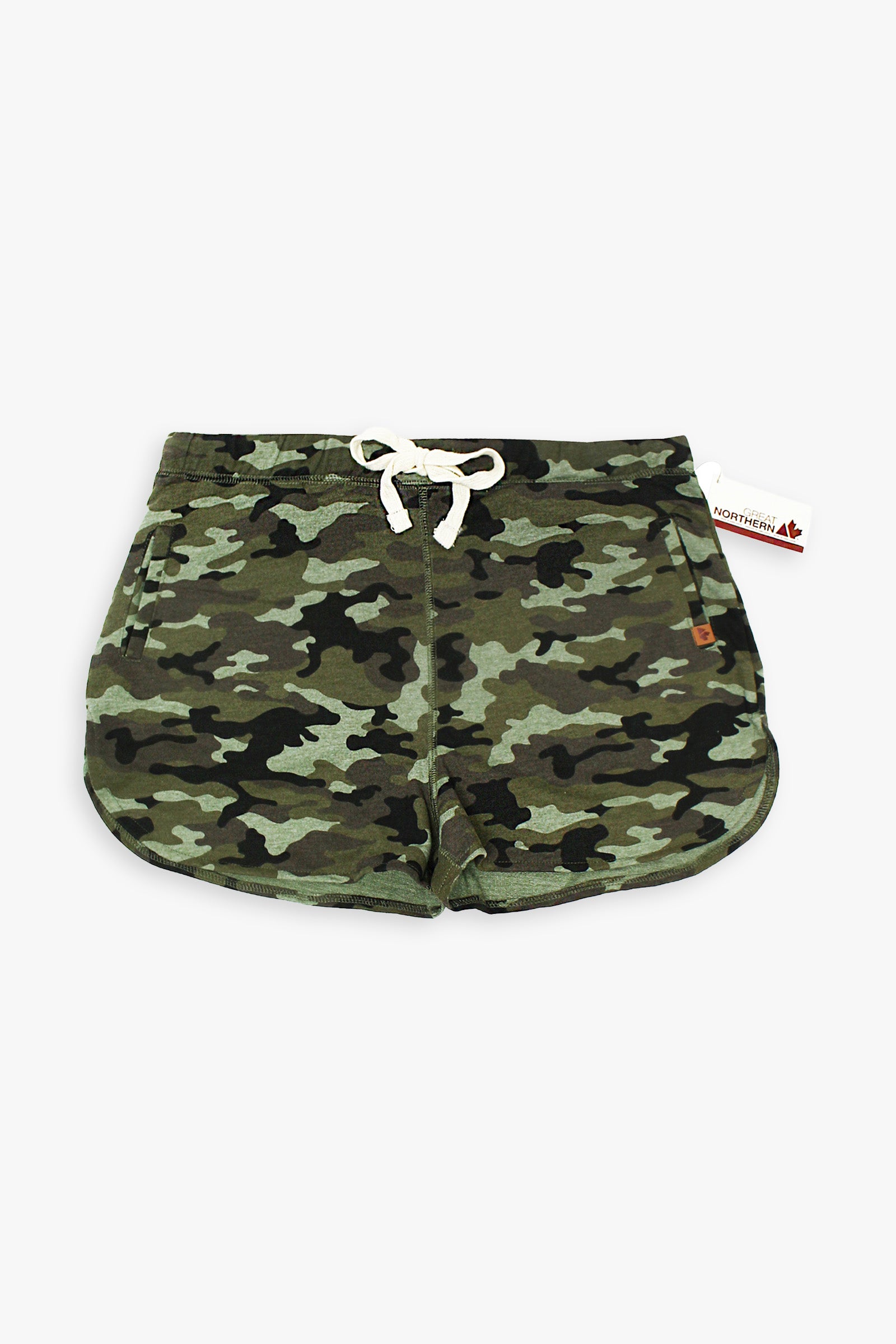 Great Northern Ladies Camouflage French Terry Shorts