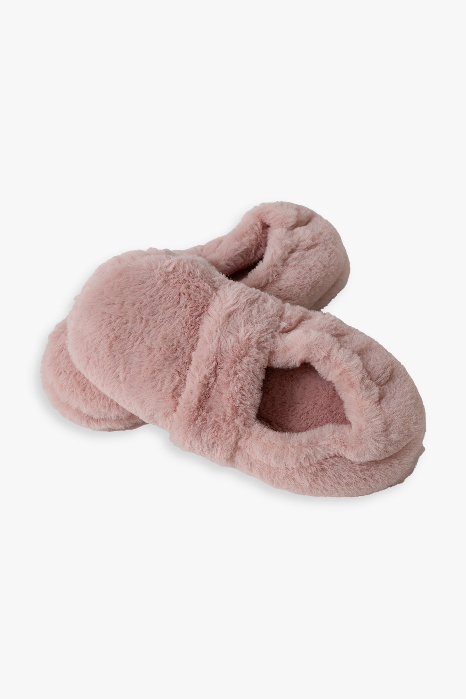 Great Northern Faux Fur Ladies Heatable Slippers