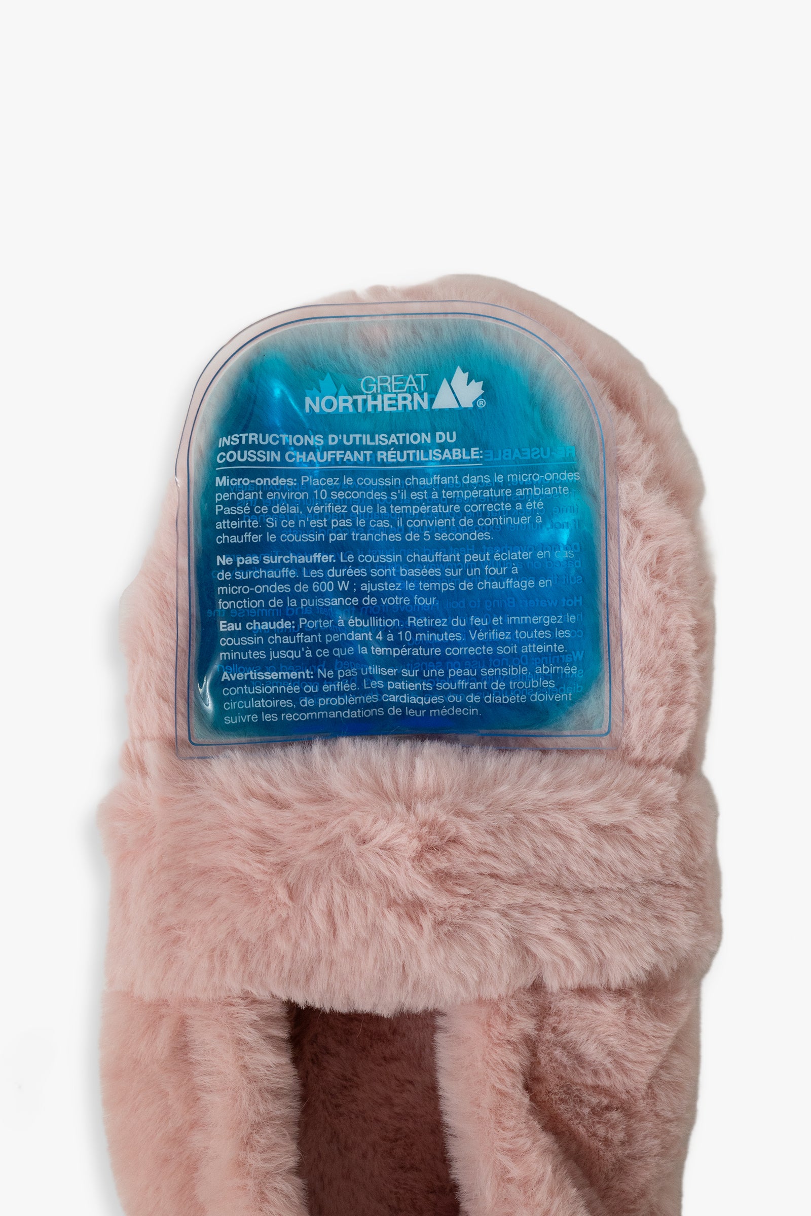 Great Northern Faux Fur Ladies Heatable Slippers