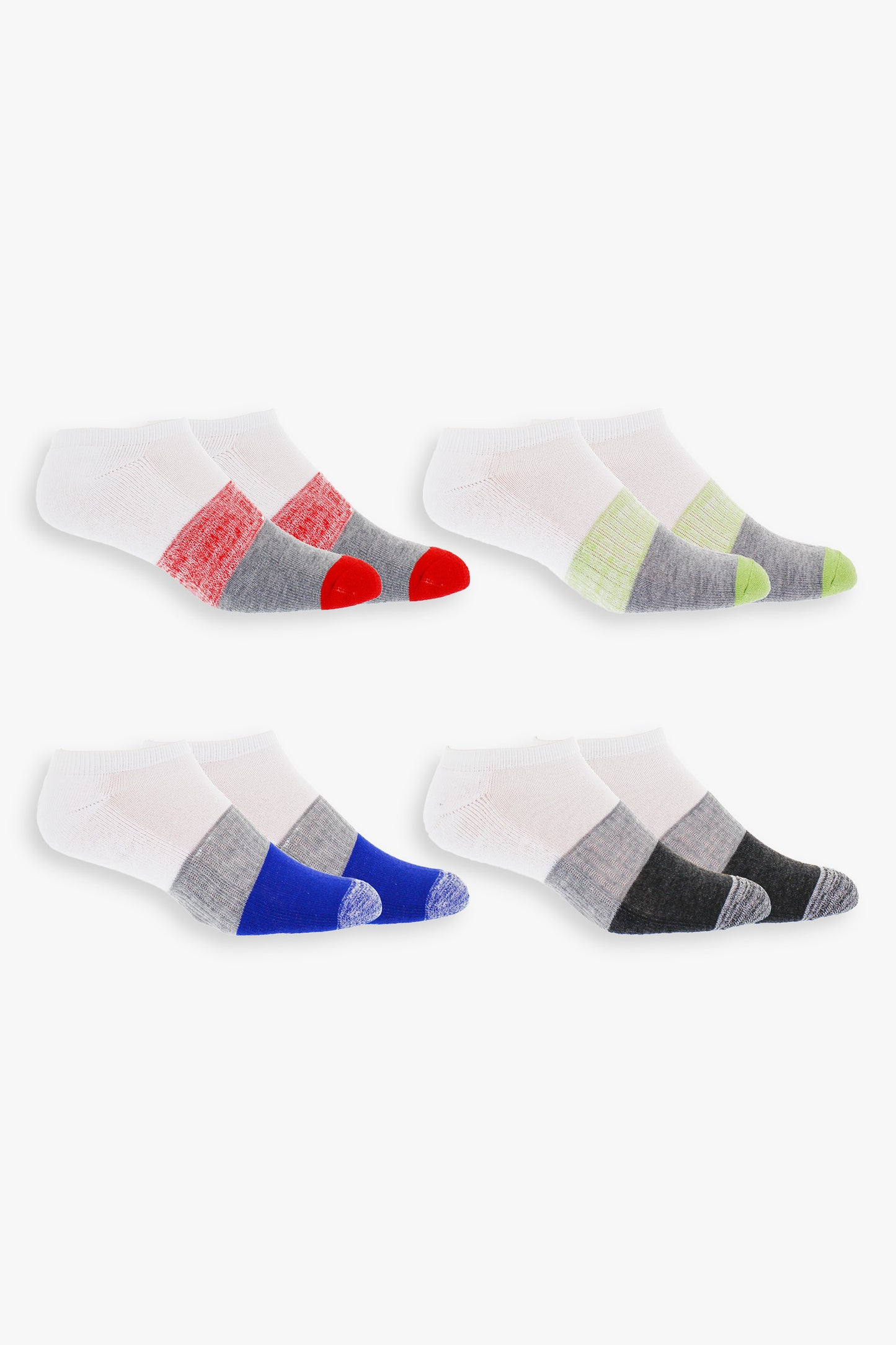 Mens 4-Pack Athletic No Show Socks