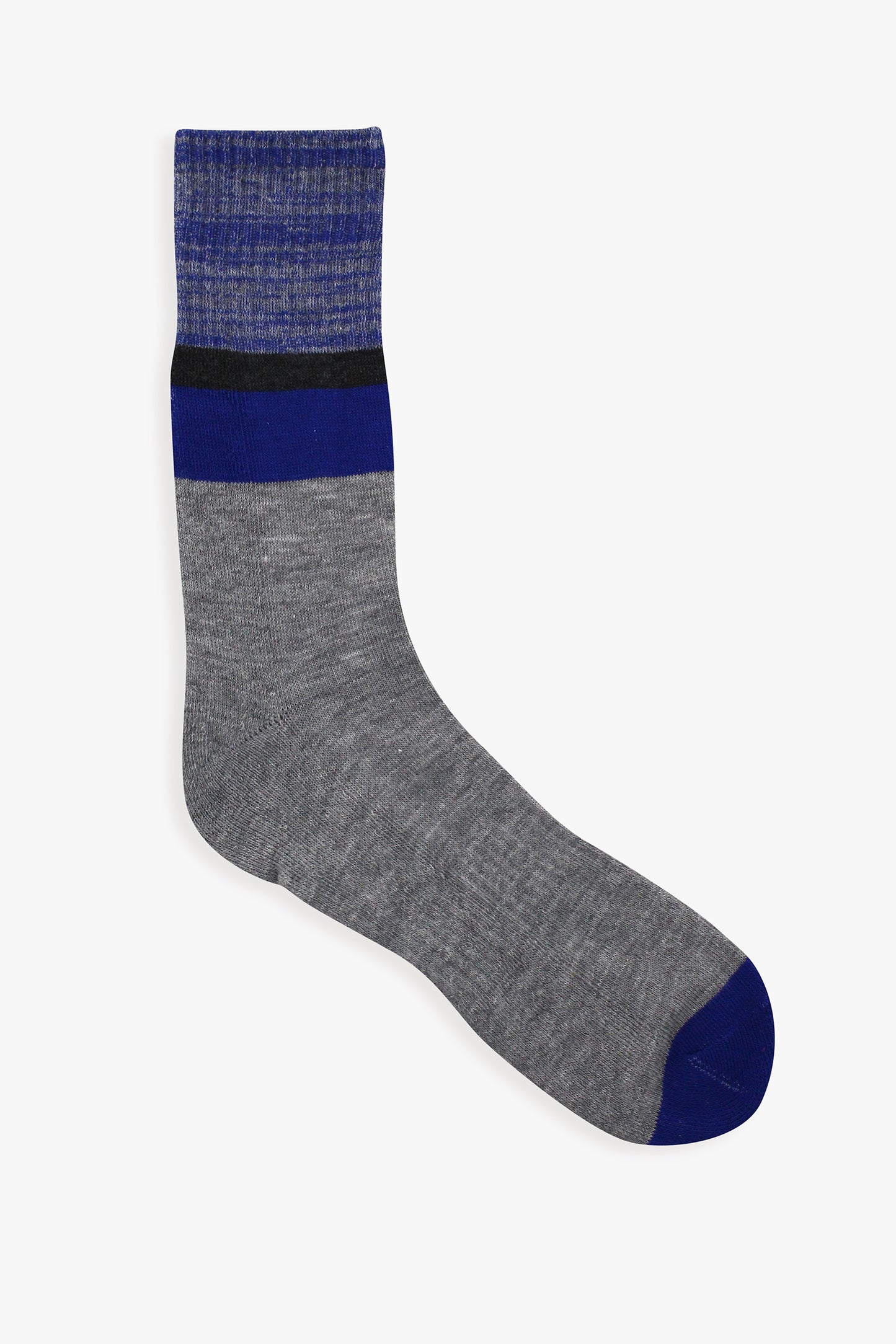 Mens Grey 4-Pack Athletic Crew Socks