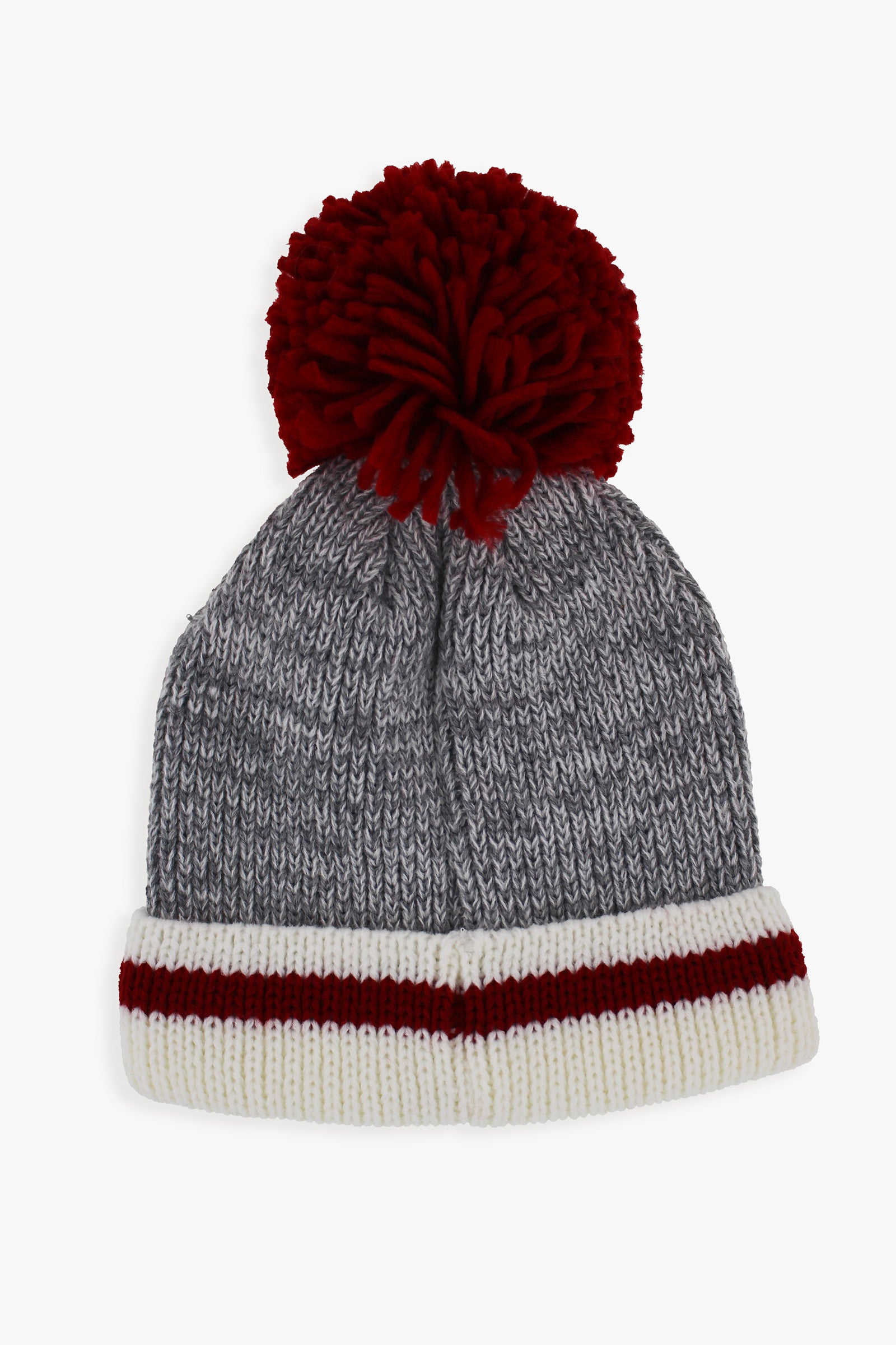 Great Northern Ladies Chunky Knit Rib Cuff Toque With Oversized Pom